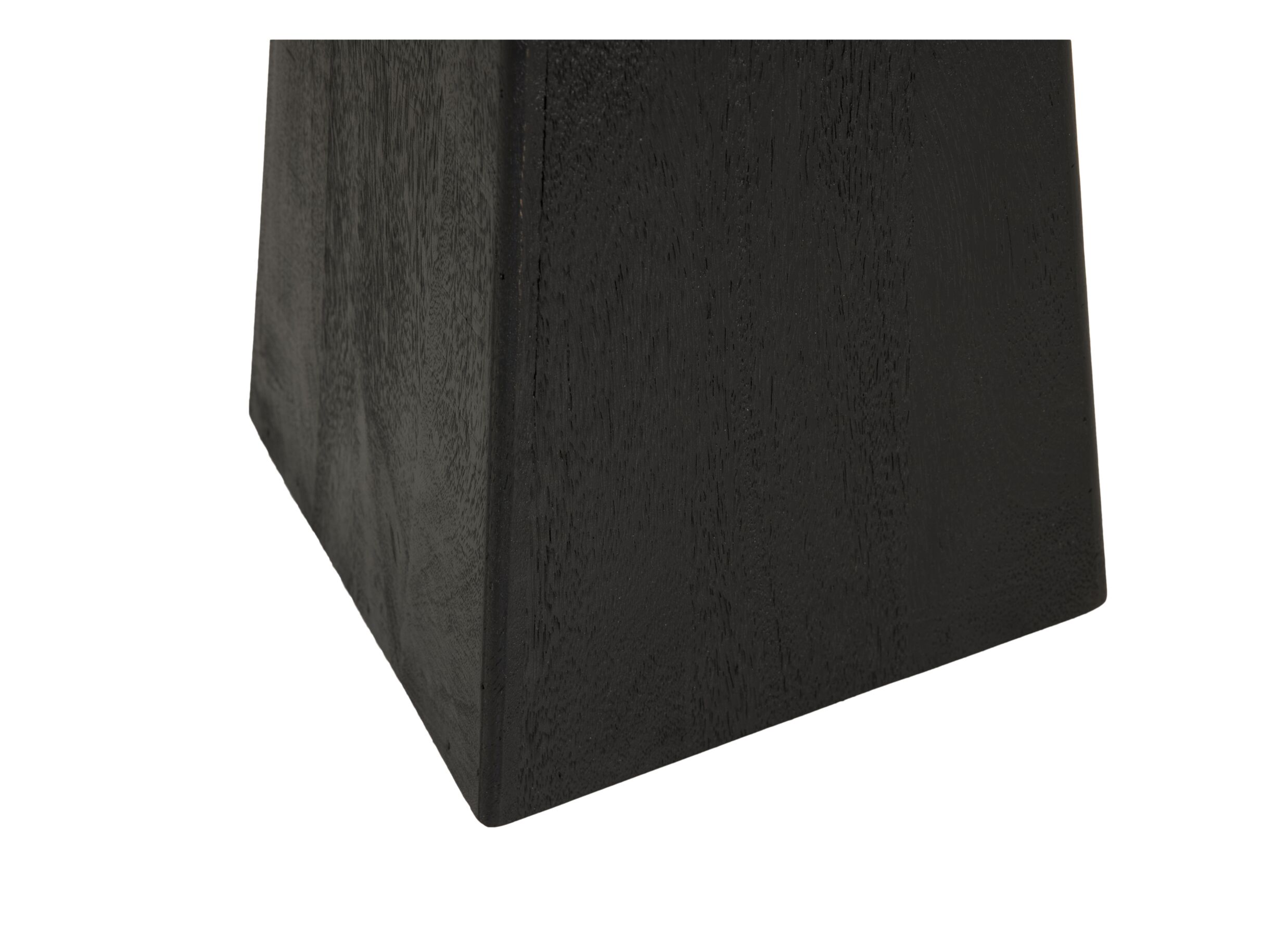Table basse Thalia 40x40cm - mangue massif - noir