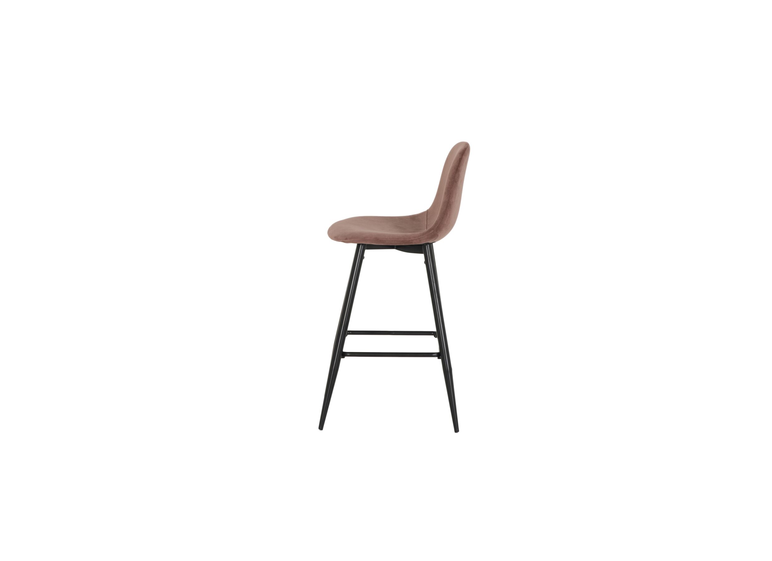 Overzichtsfoto - Barstoel Charlton ZH66cm - stof - misty roze