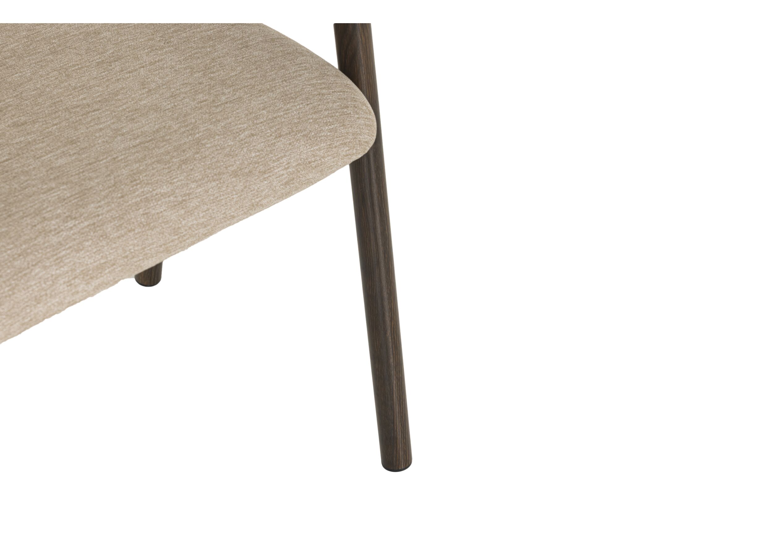 Detail - Chaise Aisa 55x56x75,5cm - tissu - taupe