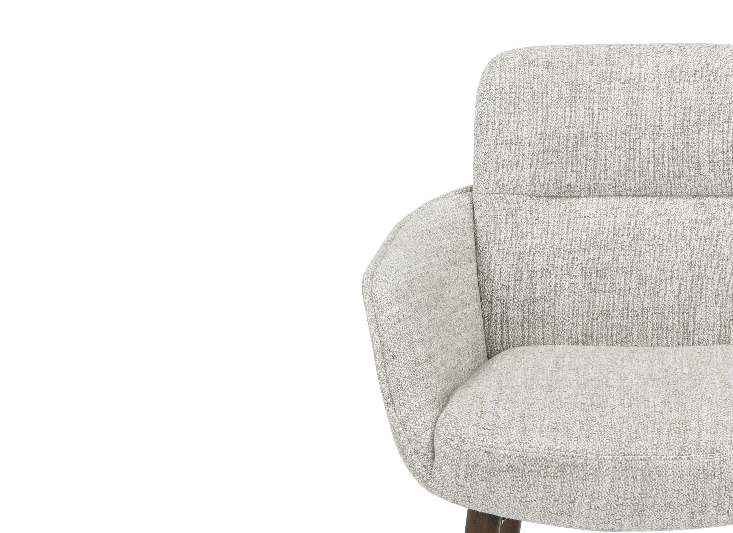 Aperçu - Chaise Brava 62x62x86cm - tissu - beige