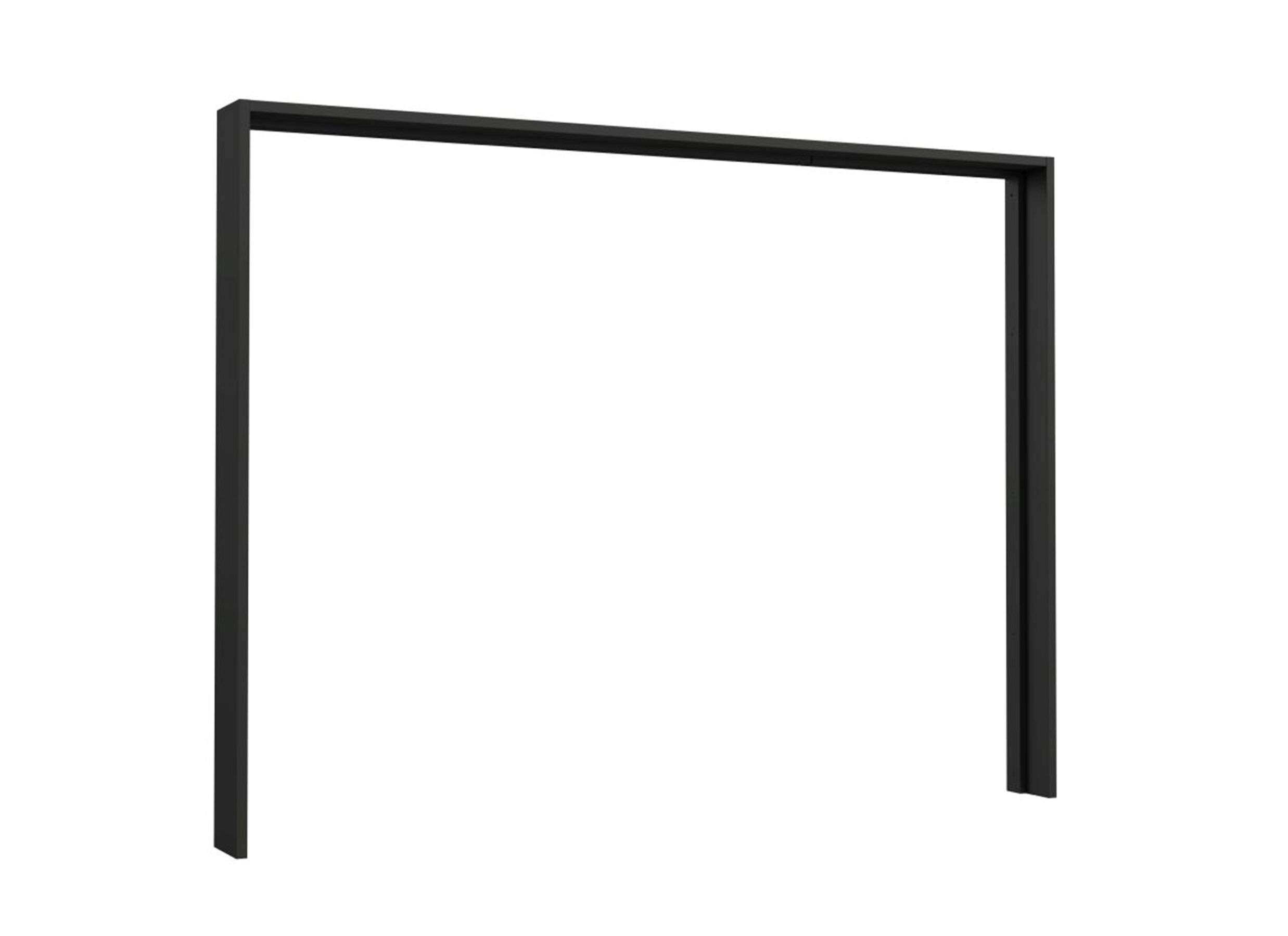 Kranslijst voor kleerkast Hayato 270cm - decor - zwart - Encadrement pour armoire Hayato 270cm - décor - noir