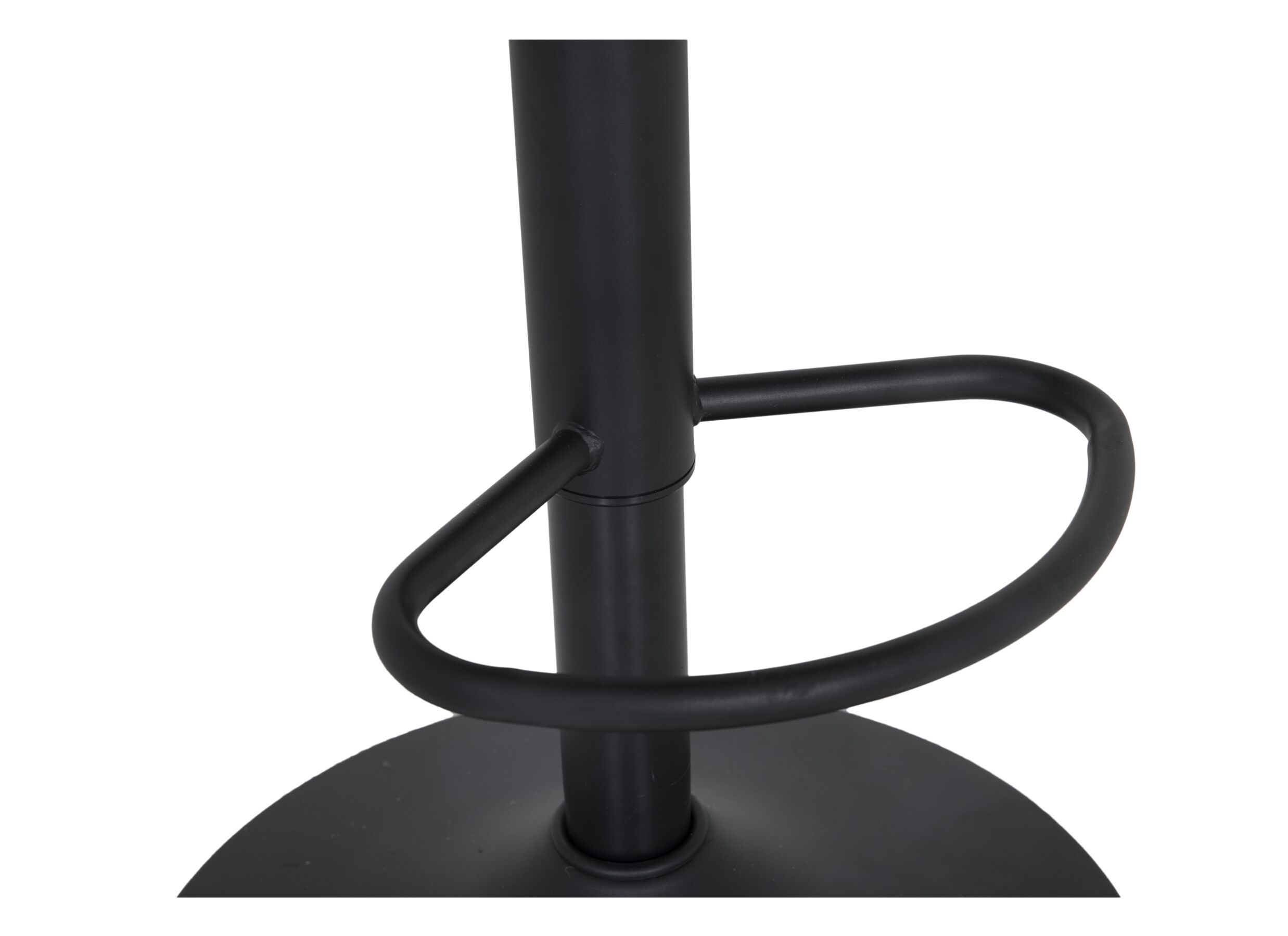 Chaise de bar Gigolo HA58-83cm - similicuir - noir