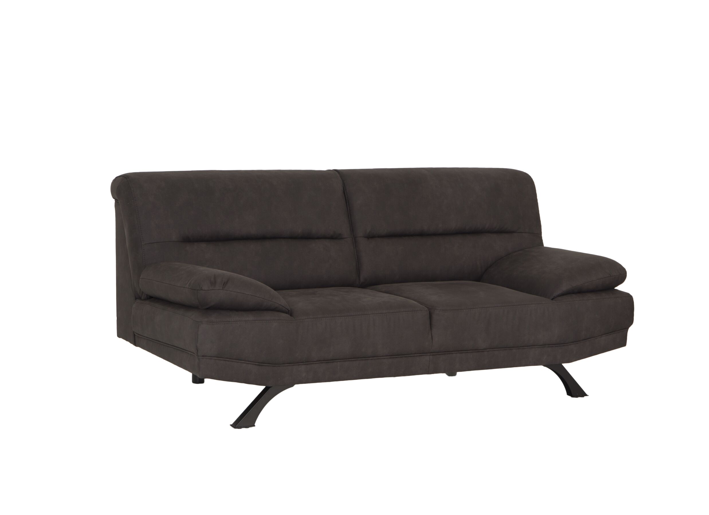 Zetel Bruno 2-zit - stof - antraciet