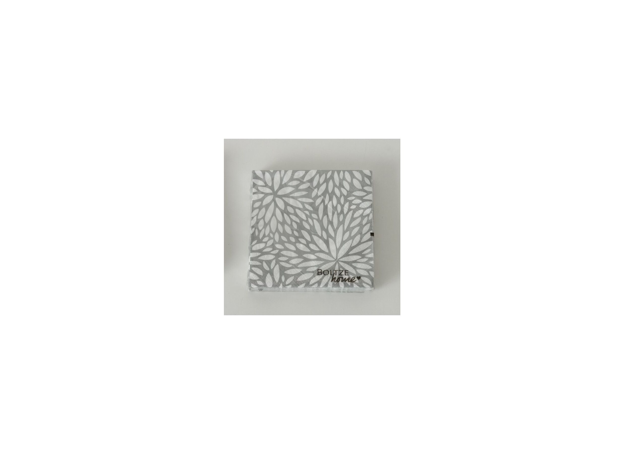 Aperçu - Serviette Salina 17x17cm beige gris 20 pieces