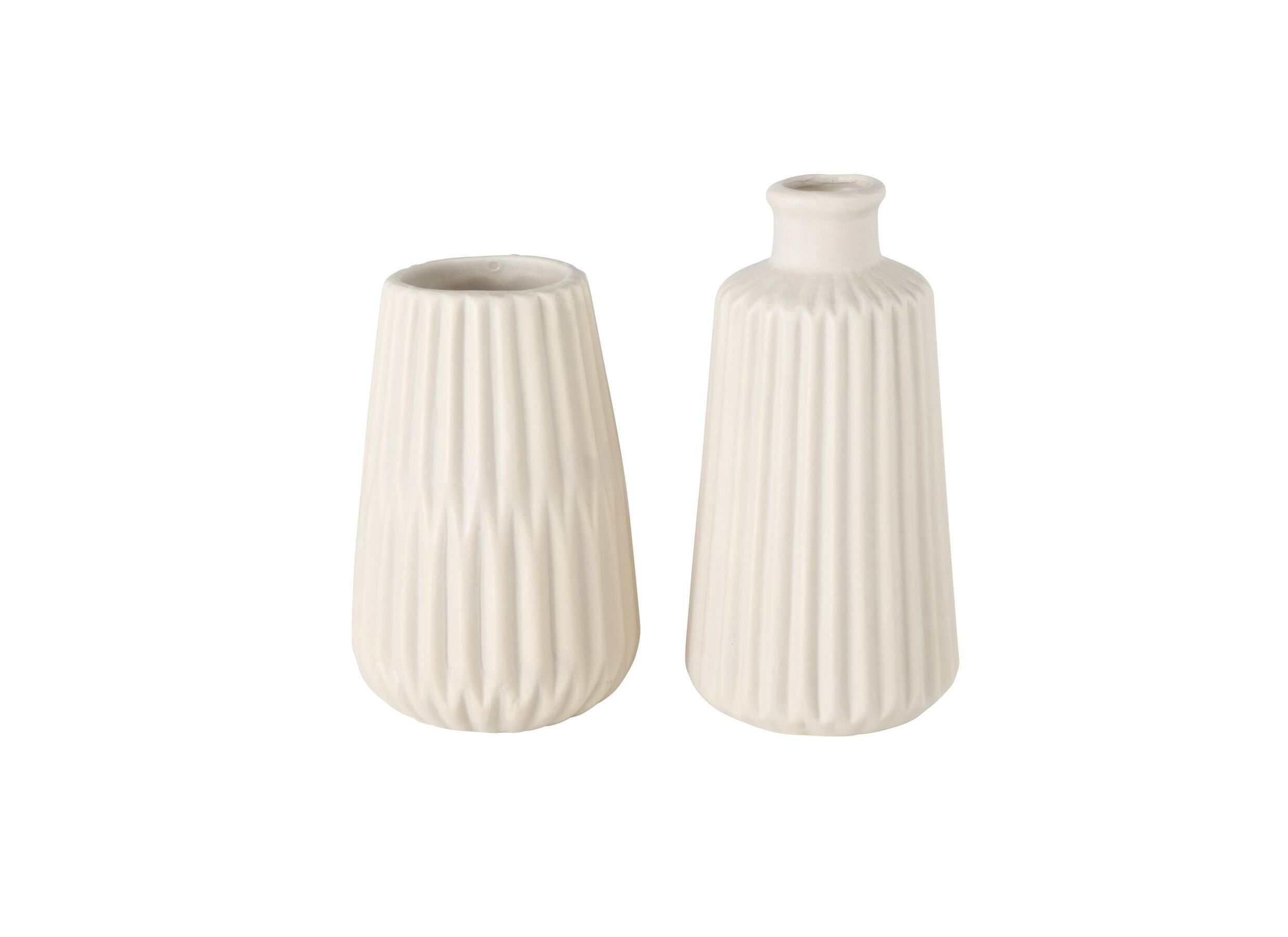 Plus Important - Vase Esko H17cm - porcelaine - beige