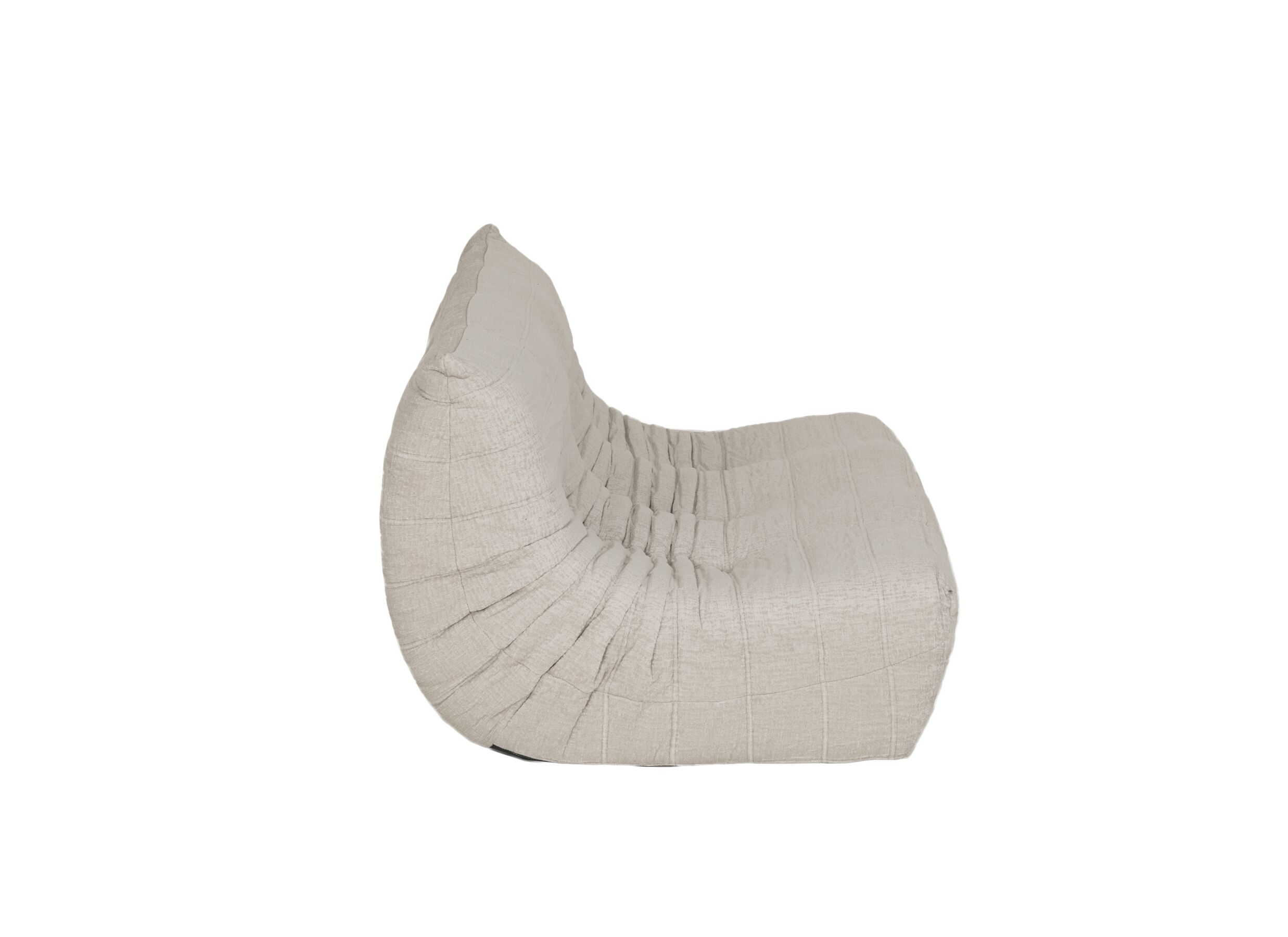 Overzichtsfoto - Zetel Ragazzi 180x100x74cm - stof - beige