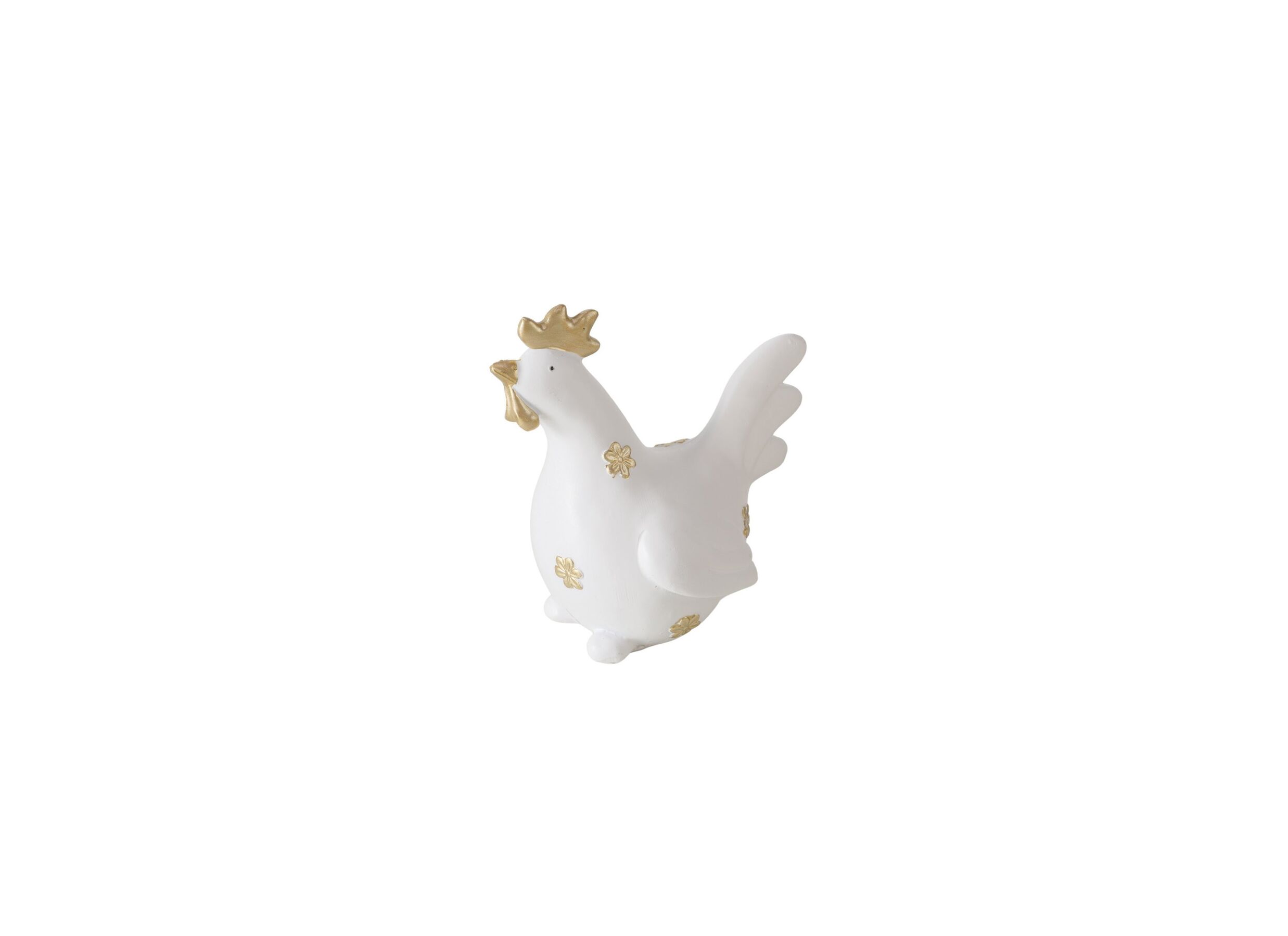 Overzichtsfoto - Figuur Kip & Haan H10,5cm - polystone - wit