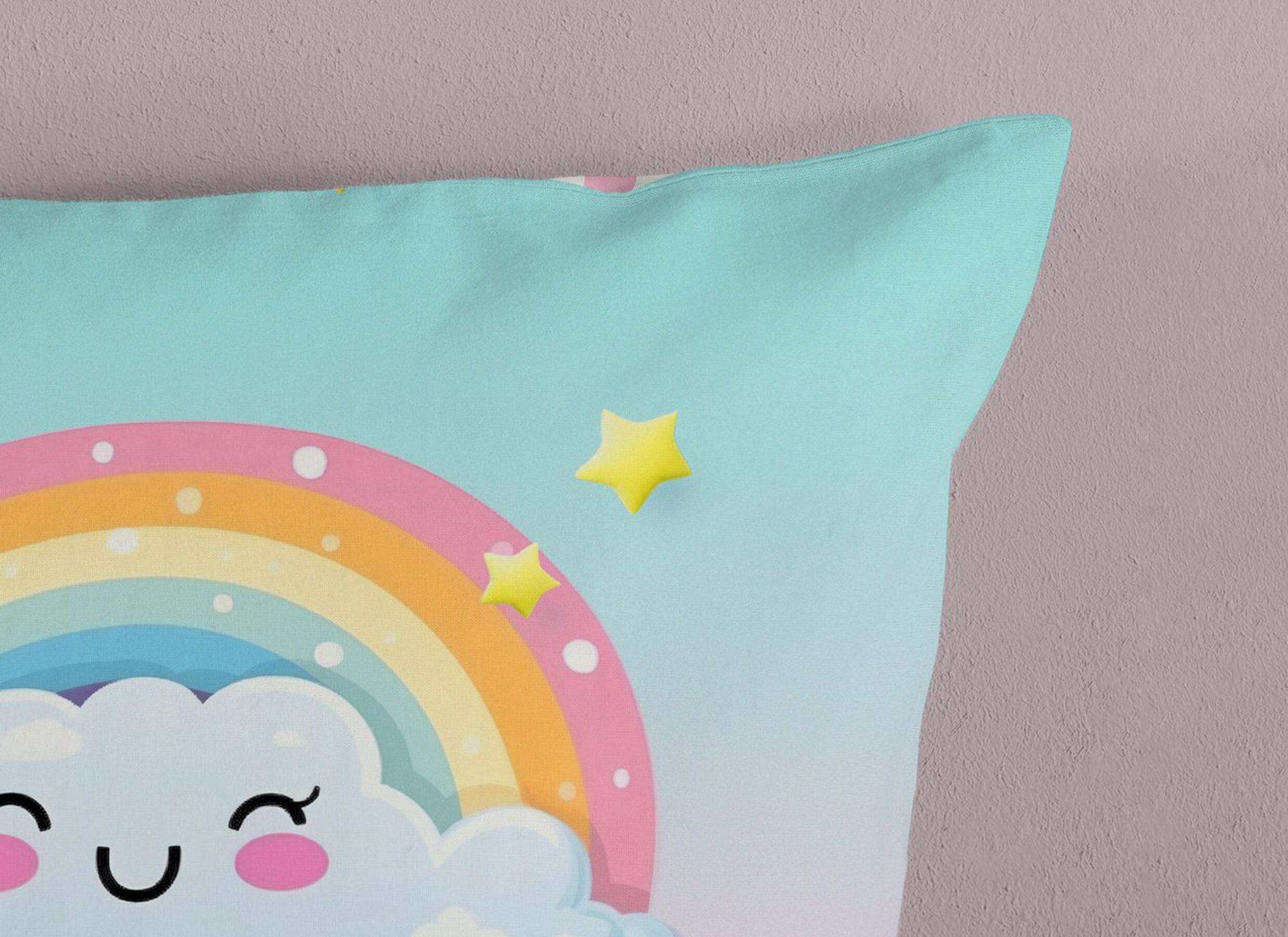 Detail - Housse de couette Sweety 140x220cm - coton - multicolore