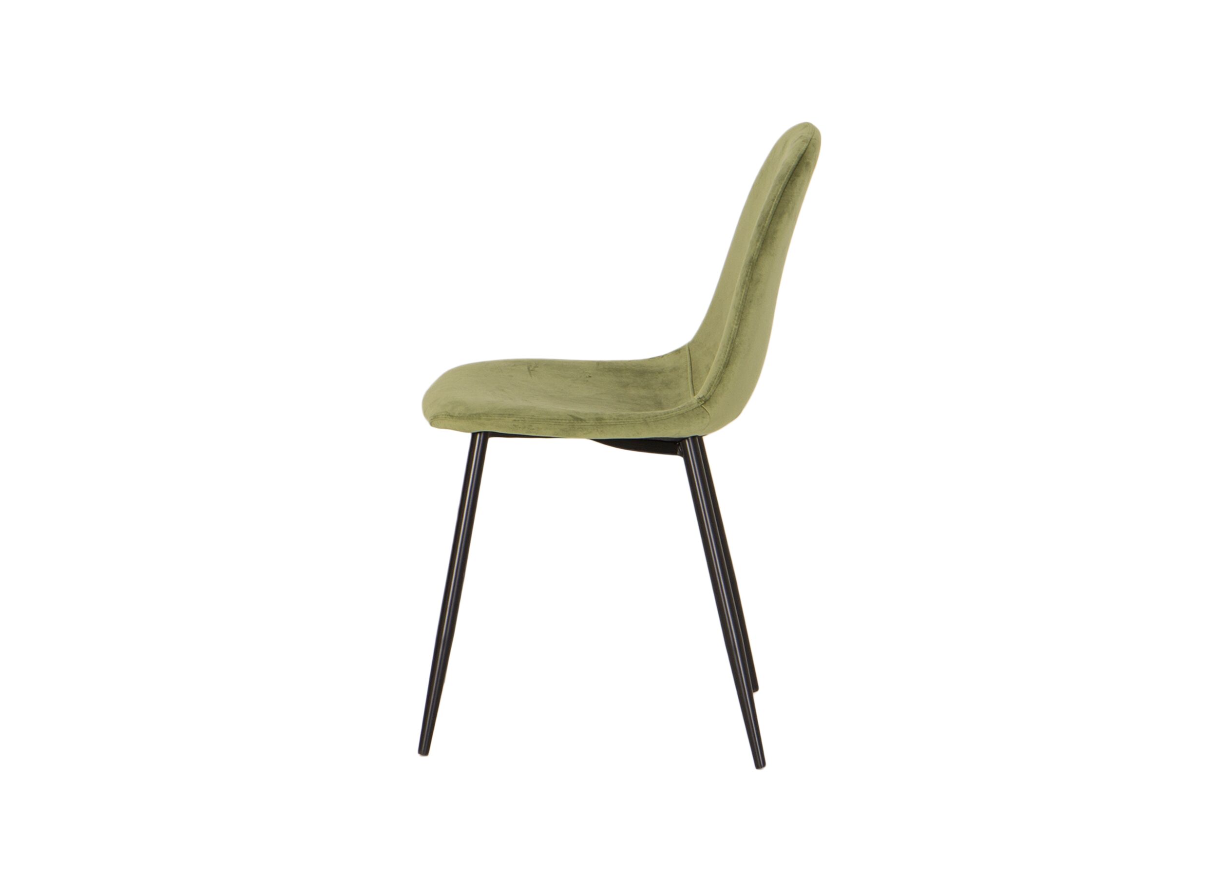 Stoel Charlton 44x53x87cm - fluweel - groen