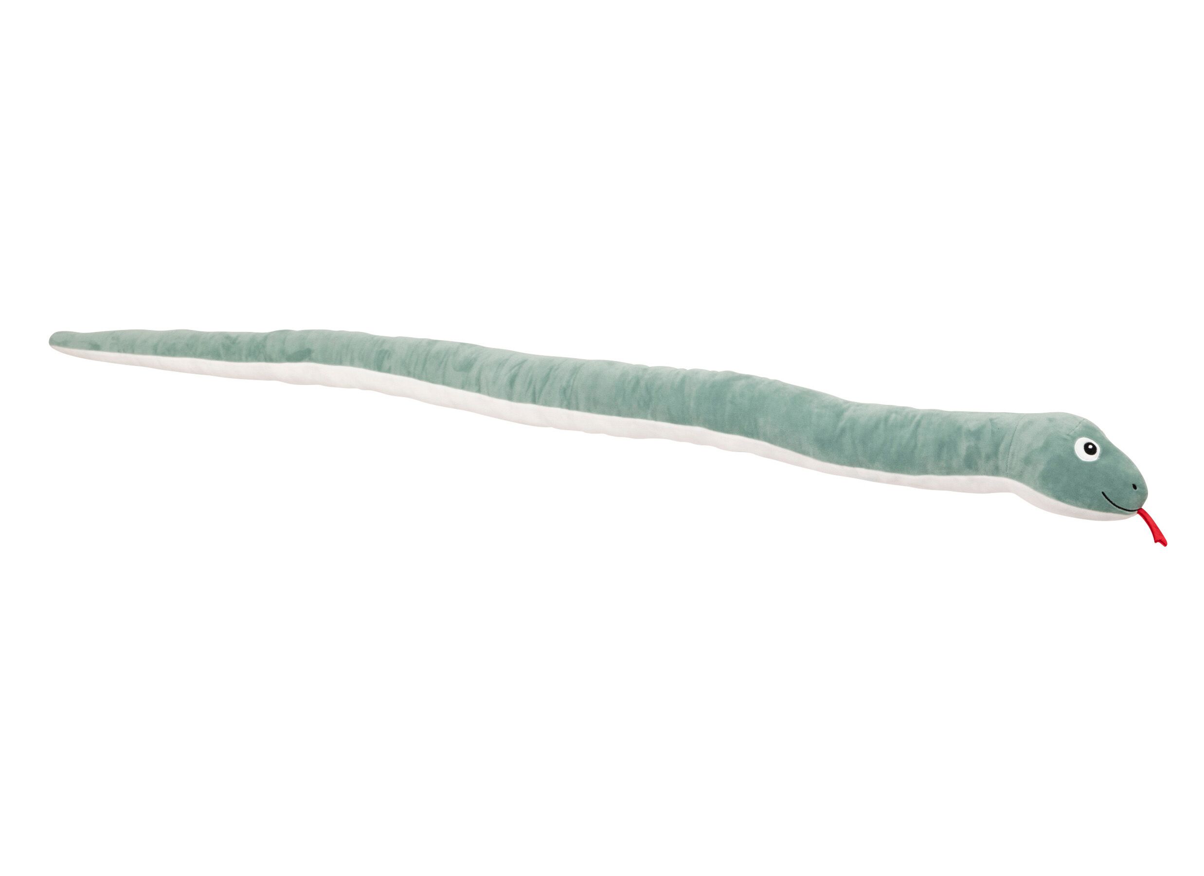 Knuffel Slang 150cm - stof - groen - Knuffel Slang 150cm - stof - groen