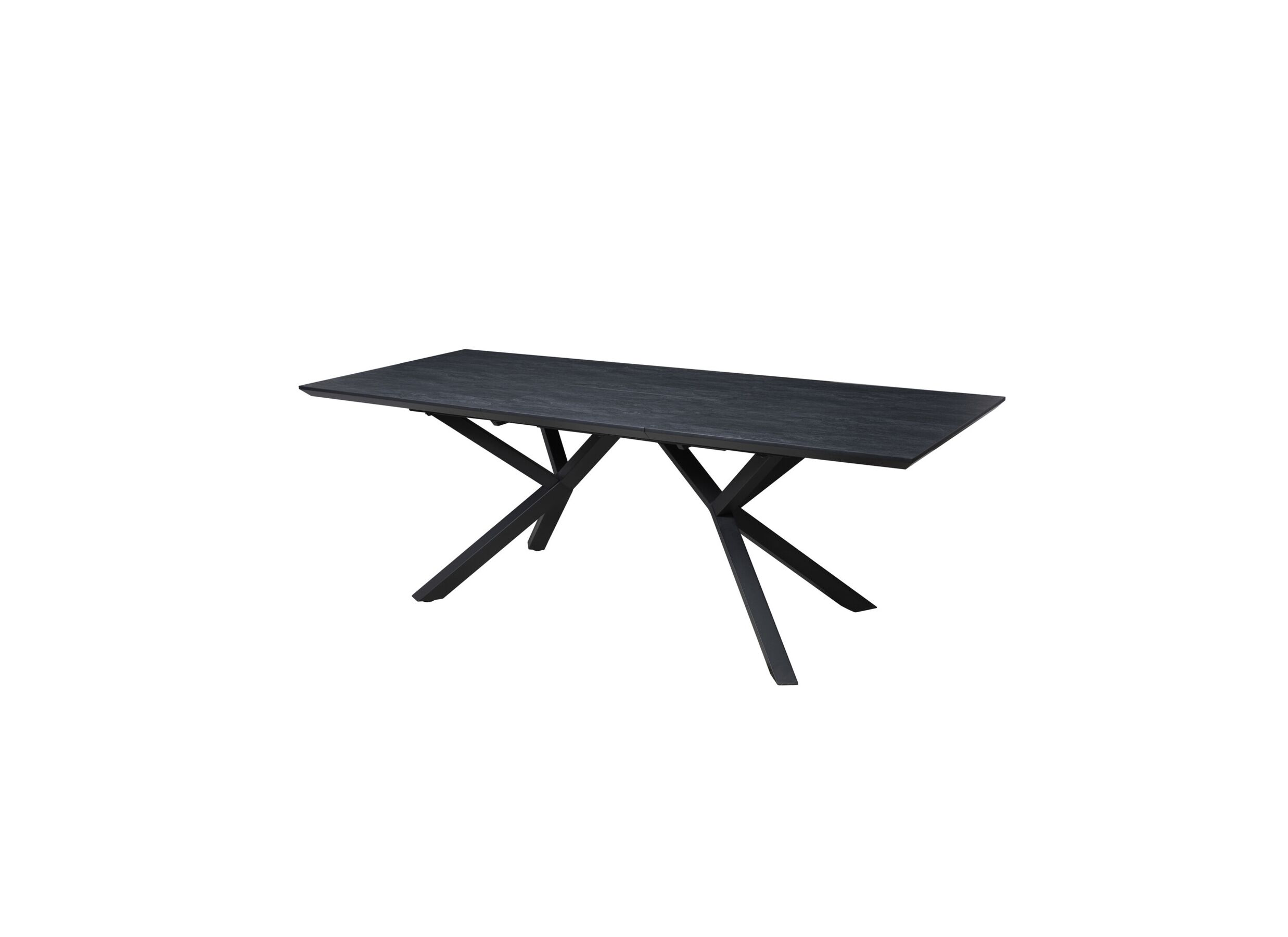 Aperçu - Table Rhine 160/220x90cm - melamine - noir