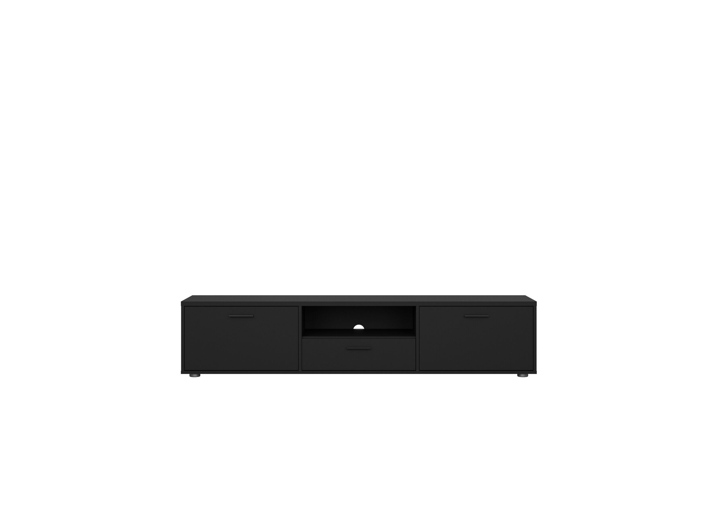 Aperçu - Meuble TV Media noir 177cm
