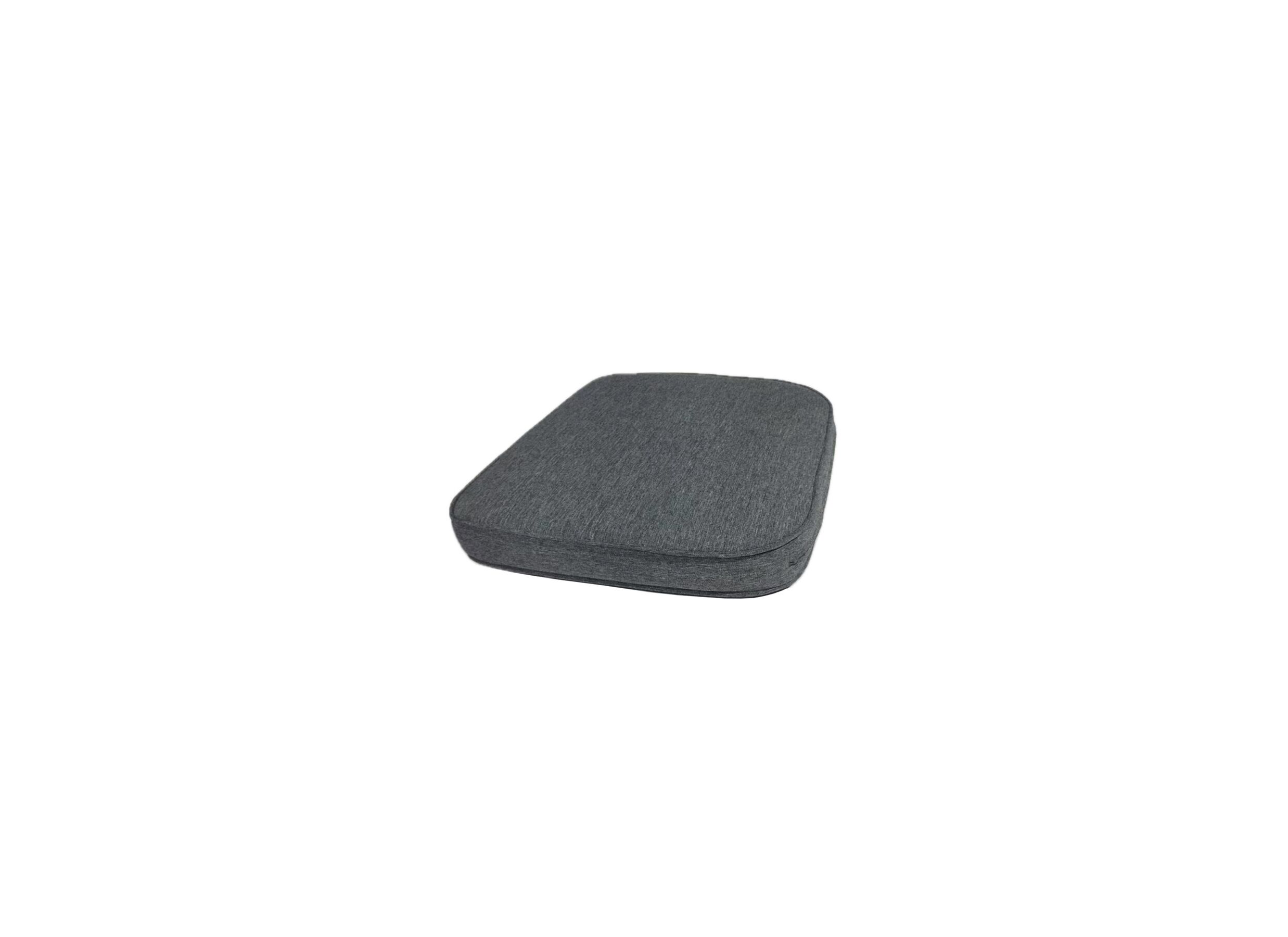 Plus Important - Coussin en osier Jono 46x49cm - fibre polyester - anthracite