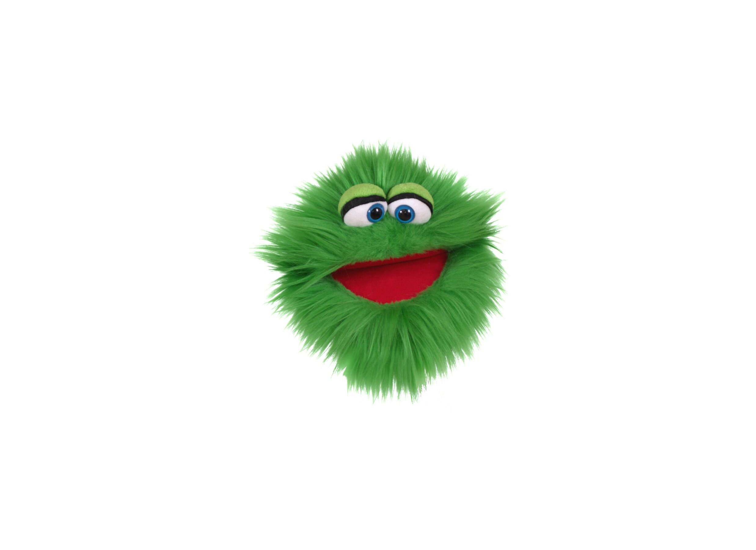 Handpop Blappermouth H17cm - polyester - groen - Marionnette à main Blappermouth H17cm - polyester - vert