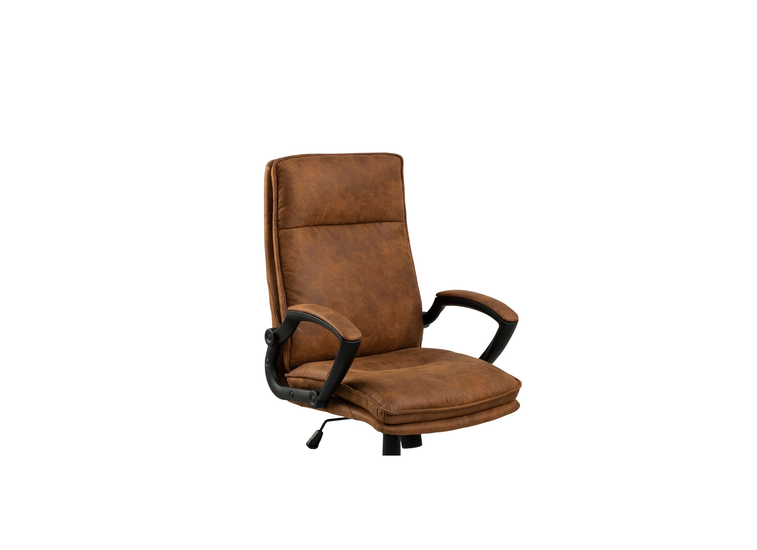 Chaise de bureau 69,5x67x115cm - tissu - camel