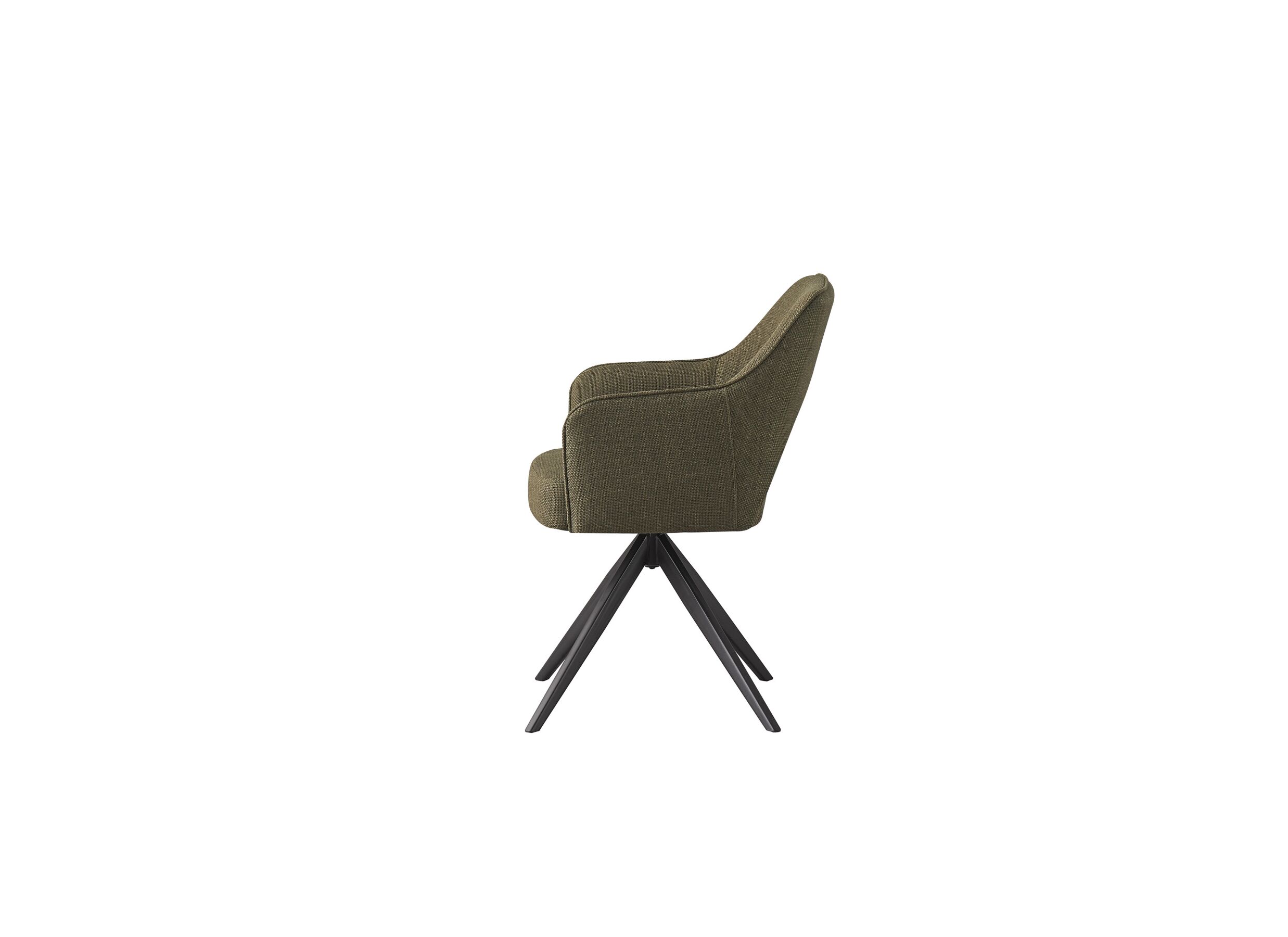 Draaistoel Mesa 55x48x84cm - stof - groen