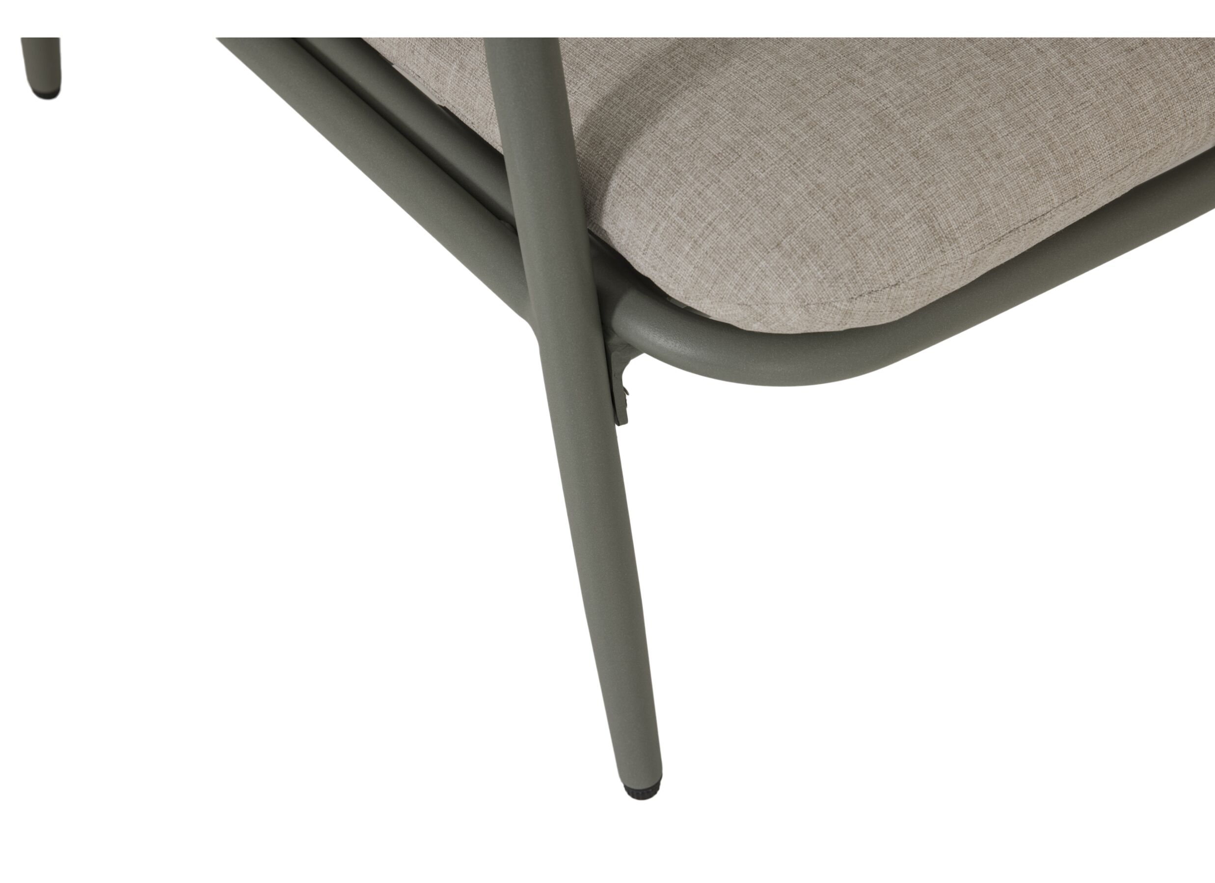 Detailfoto - Loungeset Tessera aluminium - kussens in olefin - groen