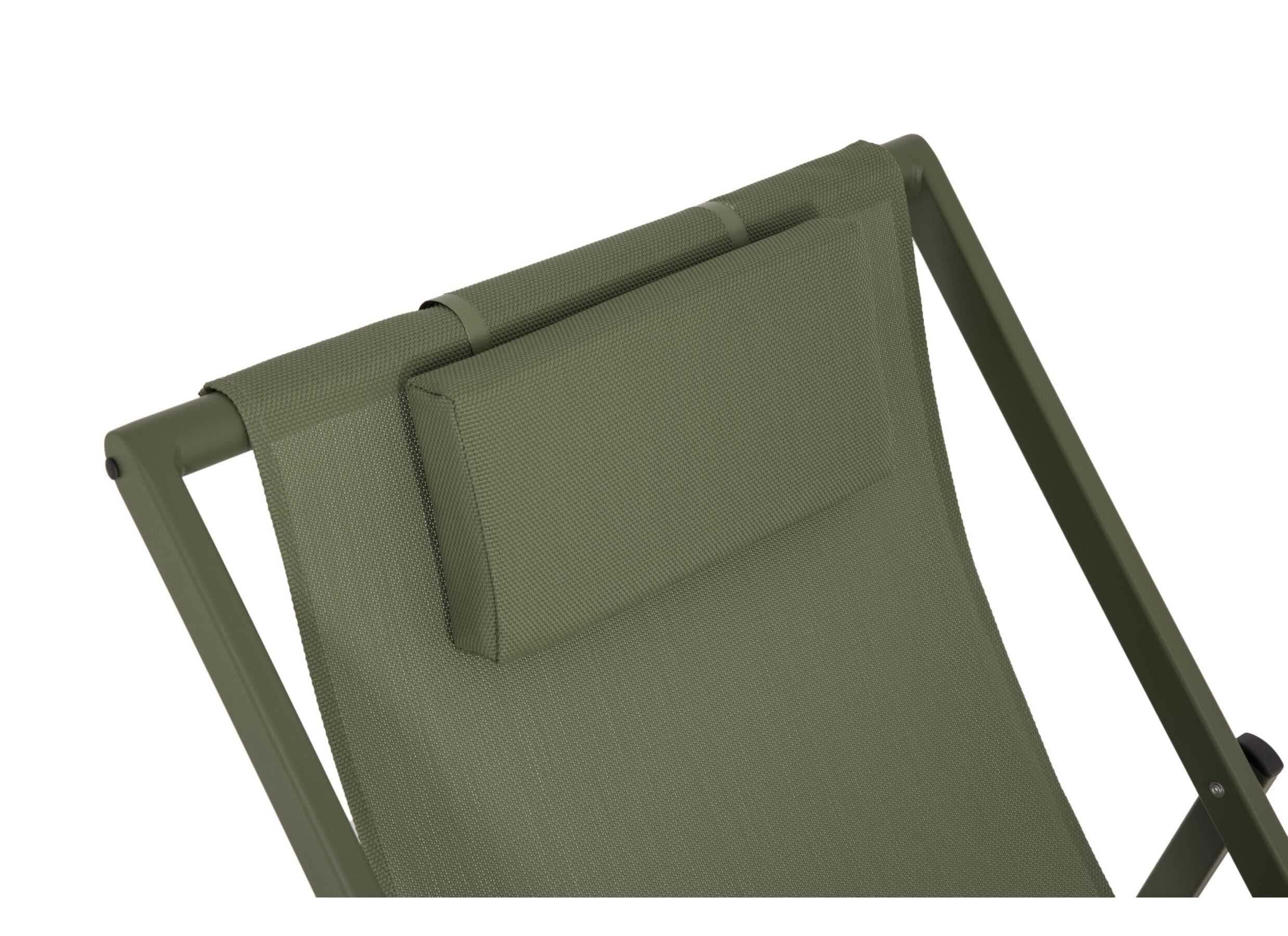 Detailfoto - Strandstoel Plage aluminium - groen