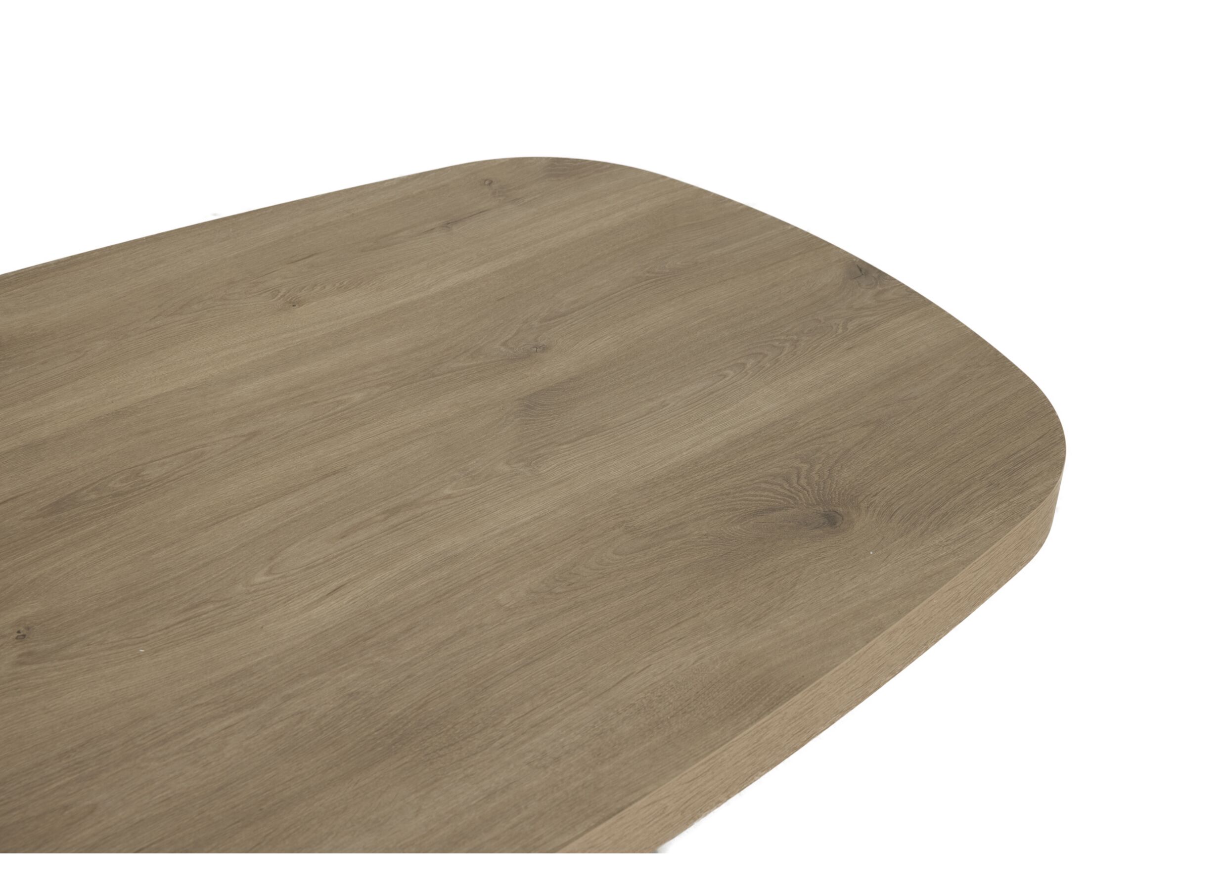Detail - Table basse Valencia 130x41cm - mélamine - chêne clair