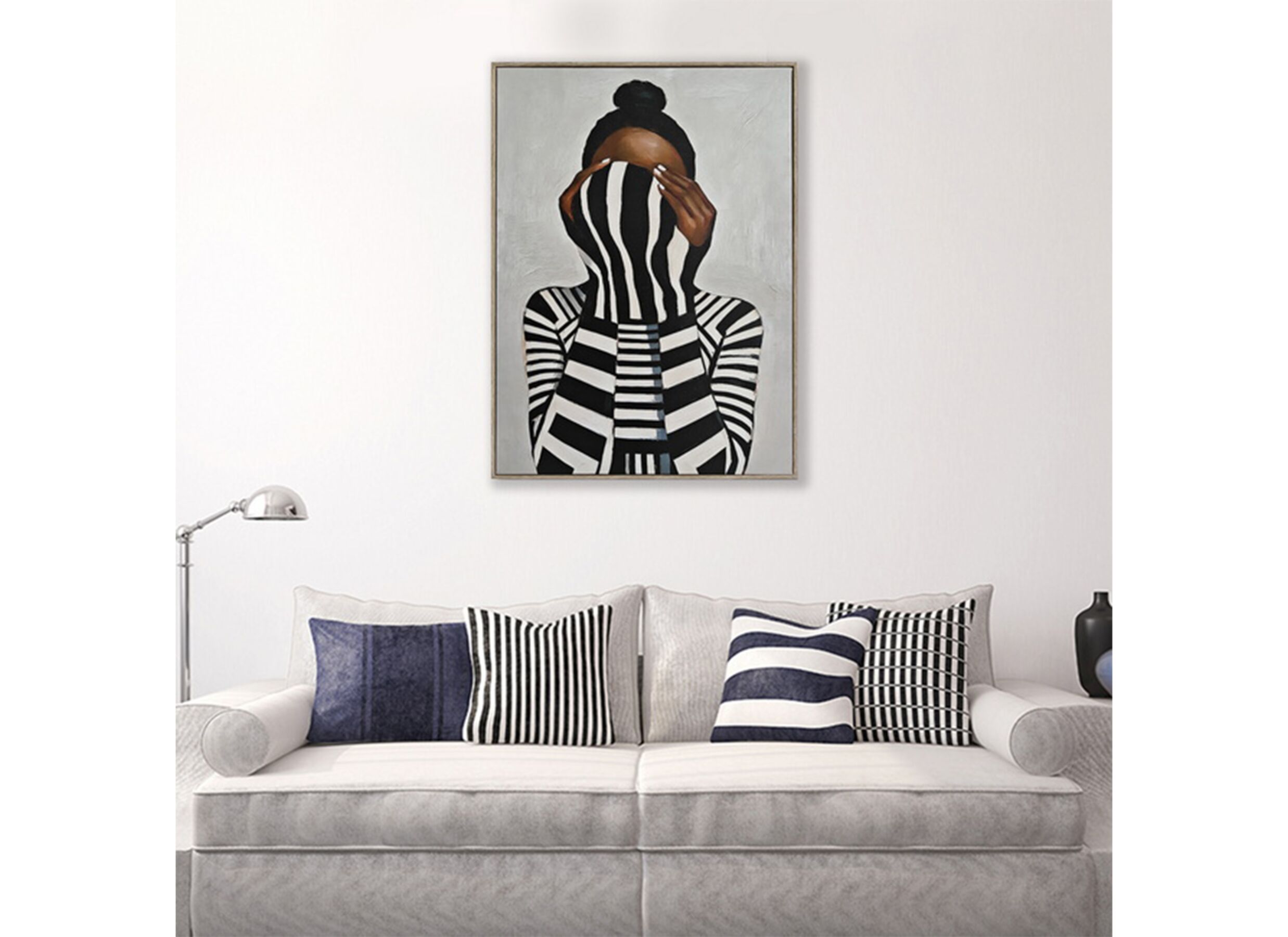 Sfeerfoto - Print op canvas Hidding 45x60cm