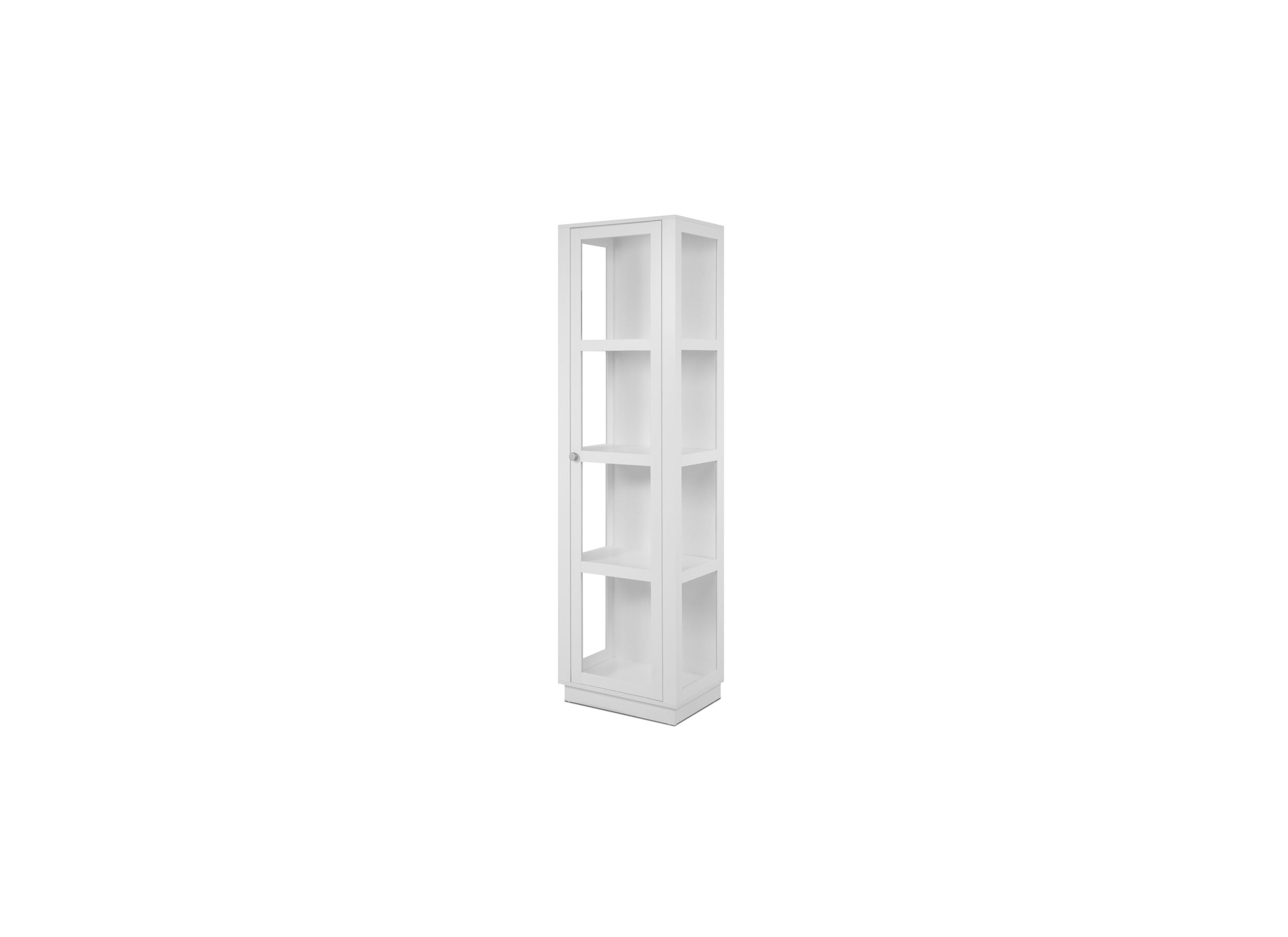 Vitrinekast Arles 56cm - melamine - wit