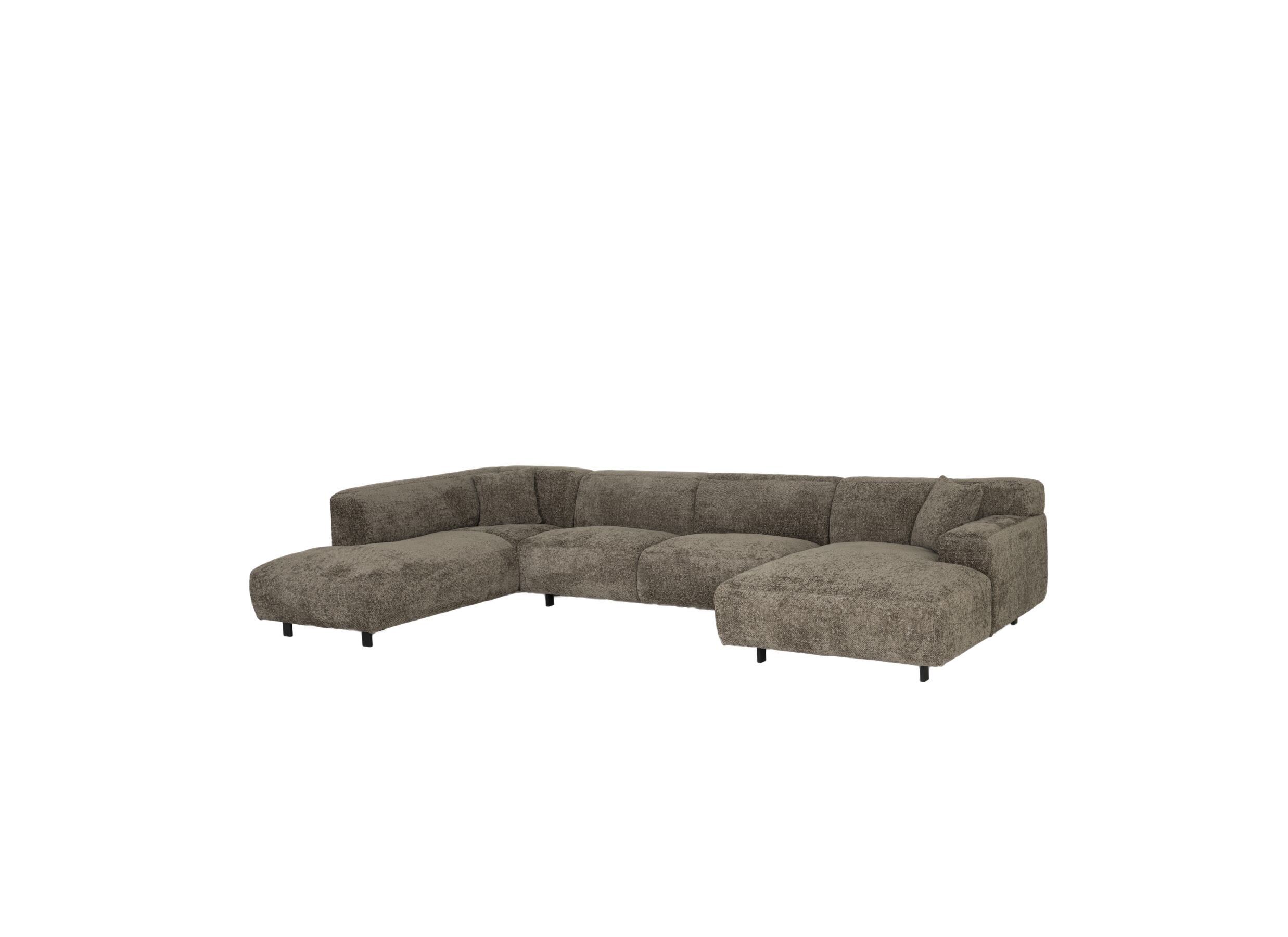 Hoeksalon Konstantinopol 398x217cm - stof - taupe - Hoeksalon Konstantinopol 398x217cm - stof - taupe