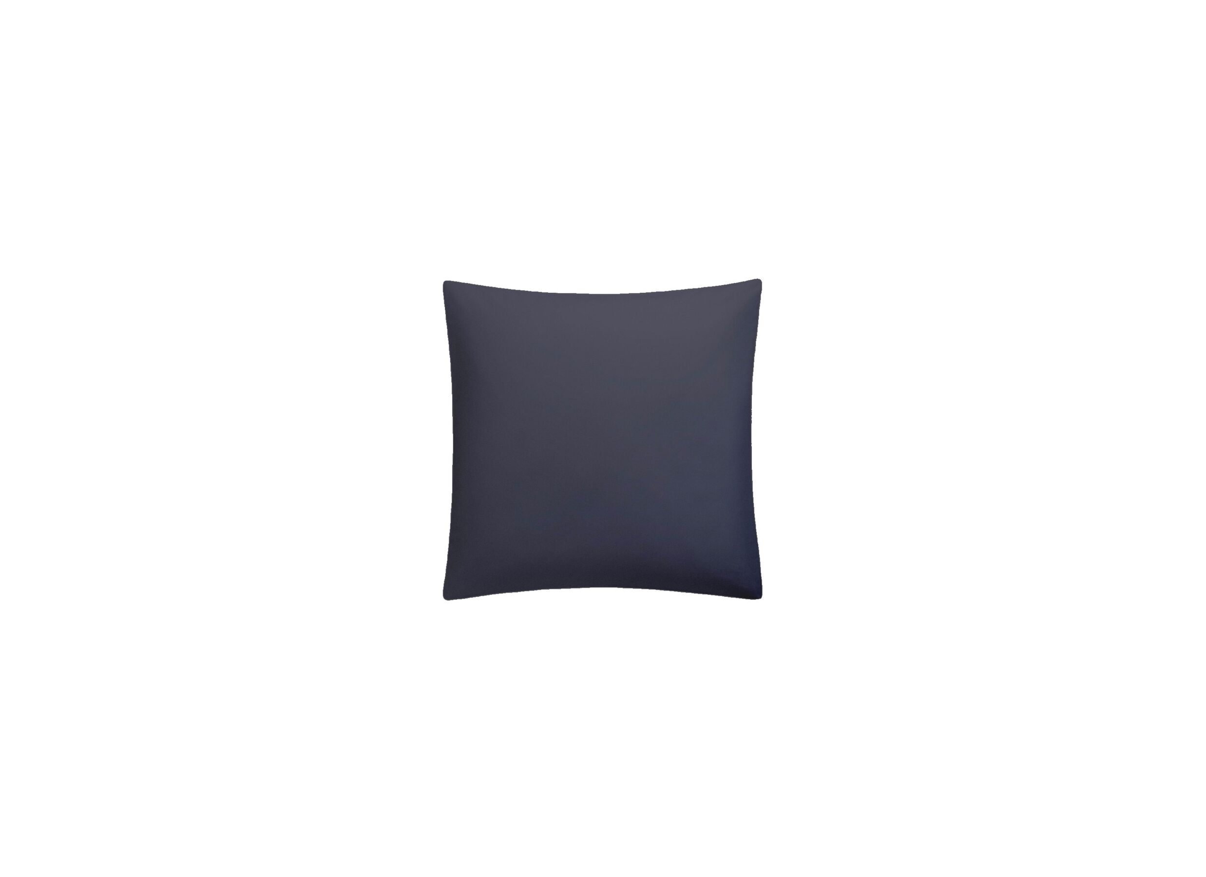 Kussensloop 65x65cm - percale katoen - donkergrijs - Kussensloop 65x65cm - percale katoen - donkergrijs