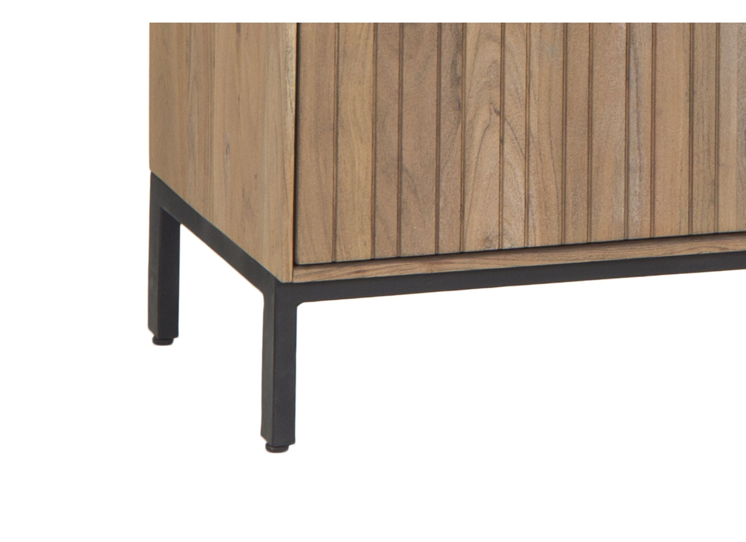 Meuble TV Aquilano 145cm - acacia massif - naturel
