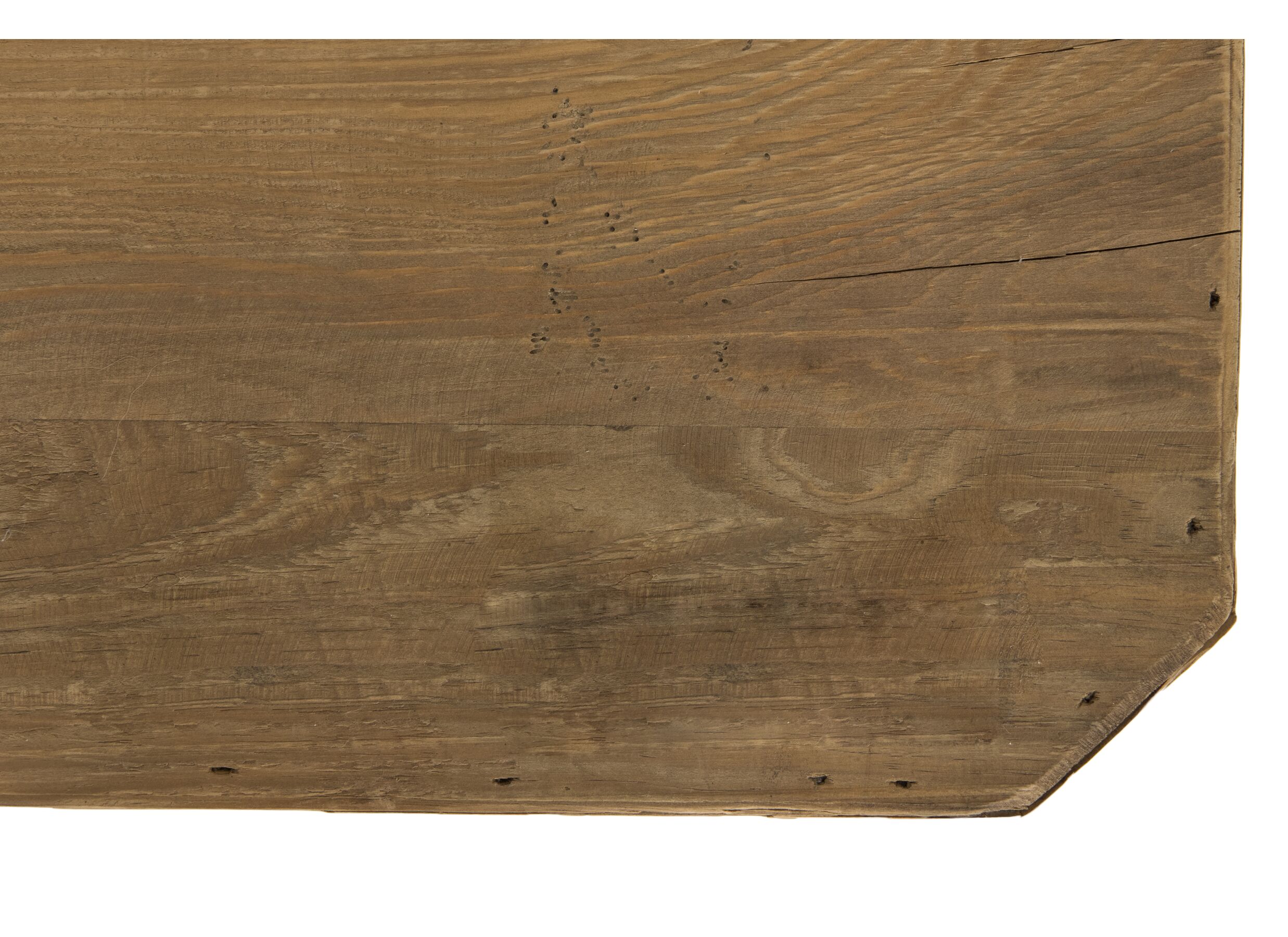 Detailfoto - Opbergkoffer Opium 130x45x48cm - gerecycleerd den massief - naturel