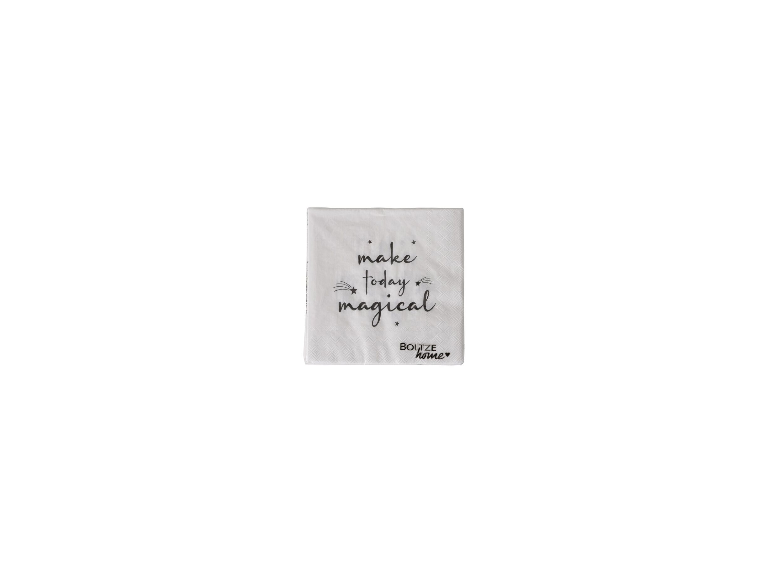 Aperçu - Serviette Magic 17x17cm blanc 20 pièces