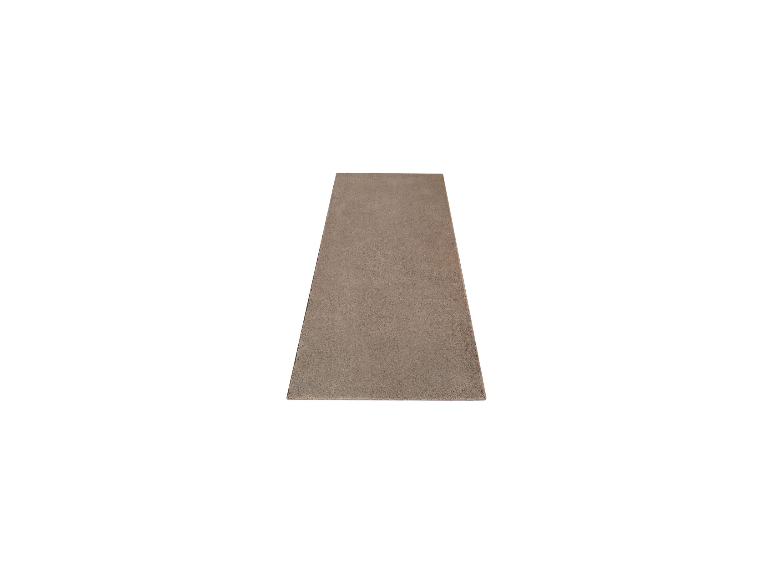 Tapijt Elissa 70x140cm - polyestervezel - taupe - Tapis Elissa 70x140cm - fibre de polyester - taupe