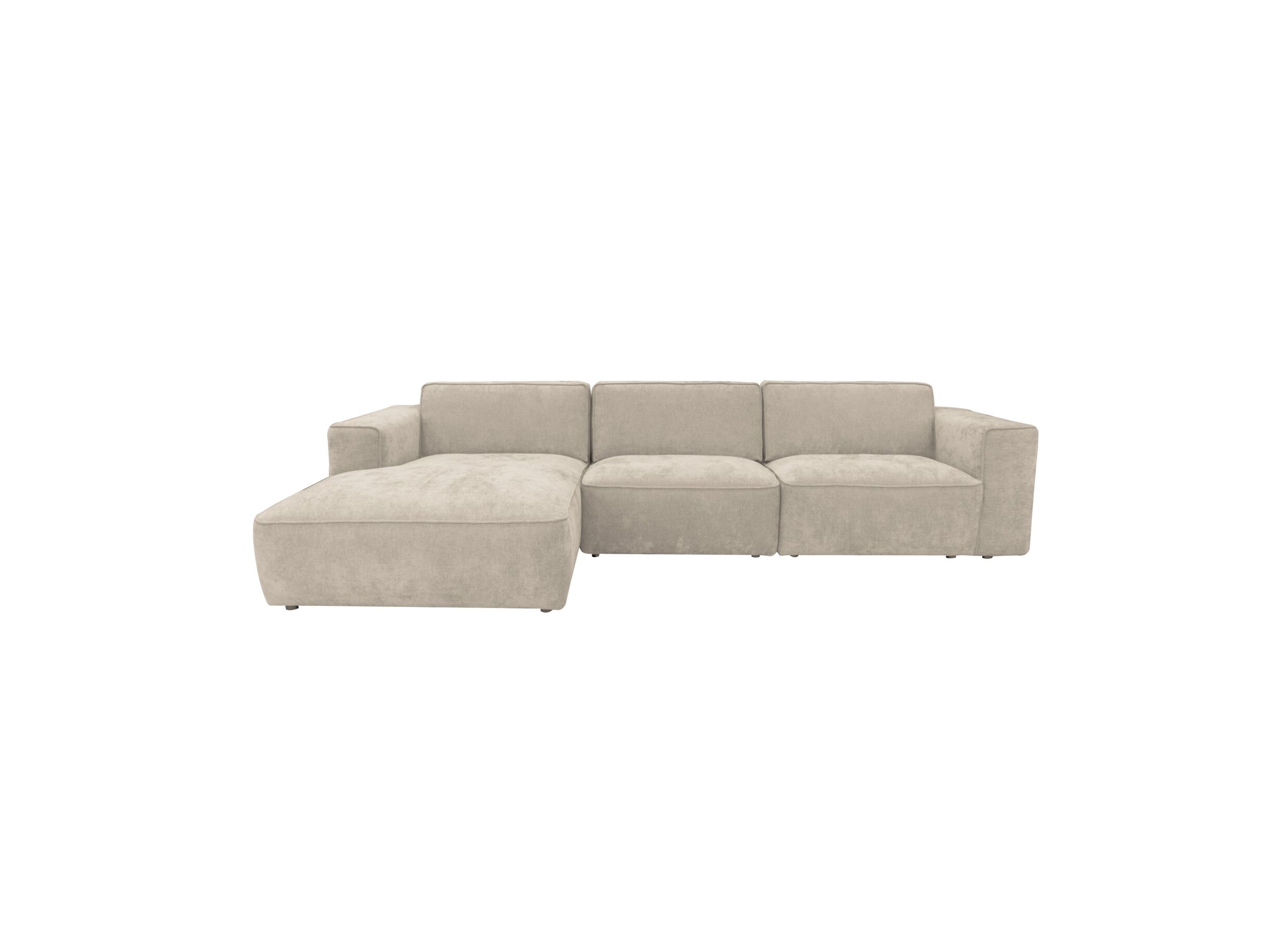 Hoeksalon Chelsea 330x170cm - stof - beige - Canapé d'angle Chelsea 330x170cm - tissu - beige