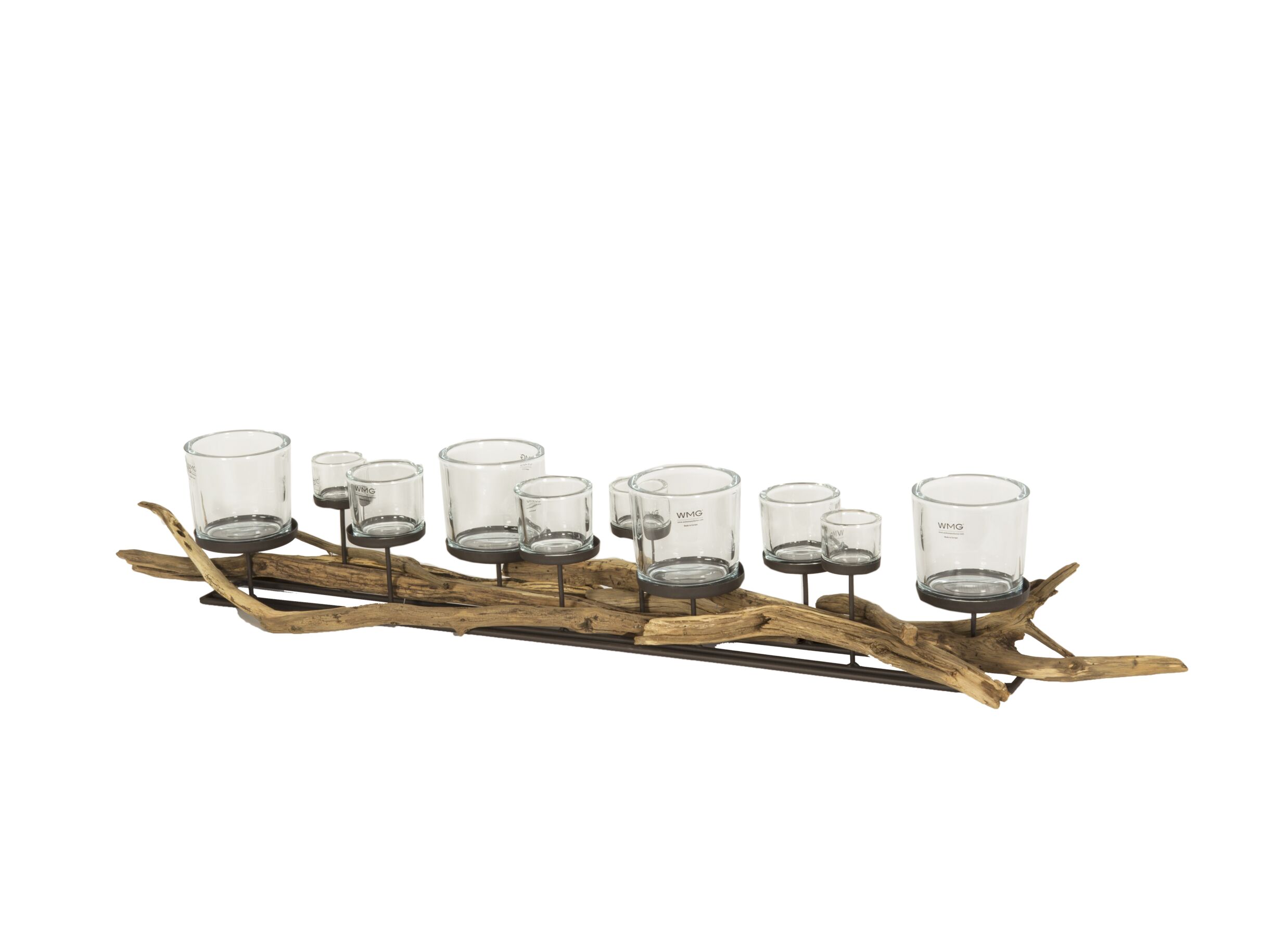 Photophore Branche B110cm brun - Photophore Branche B110cm - chêne massif - naturel