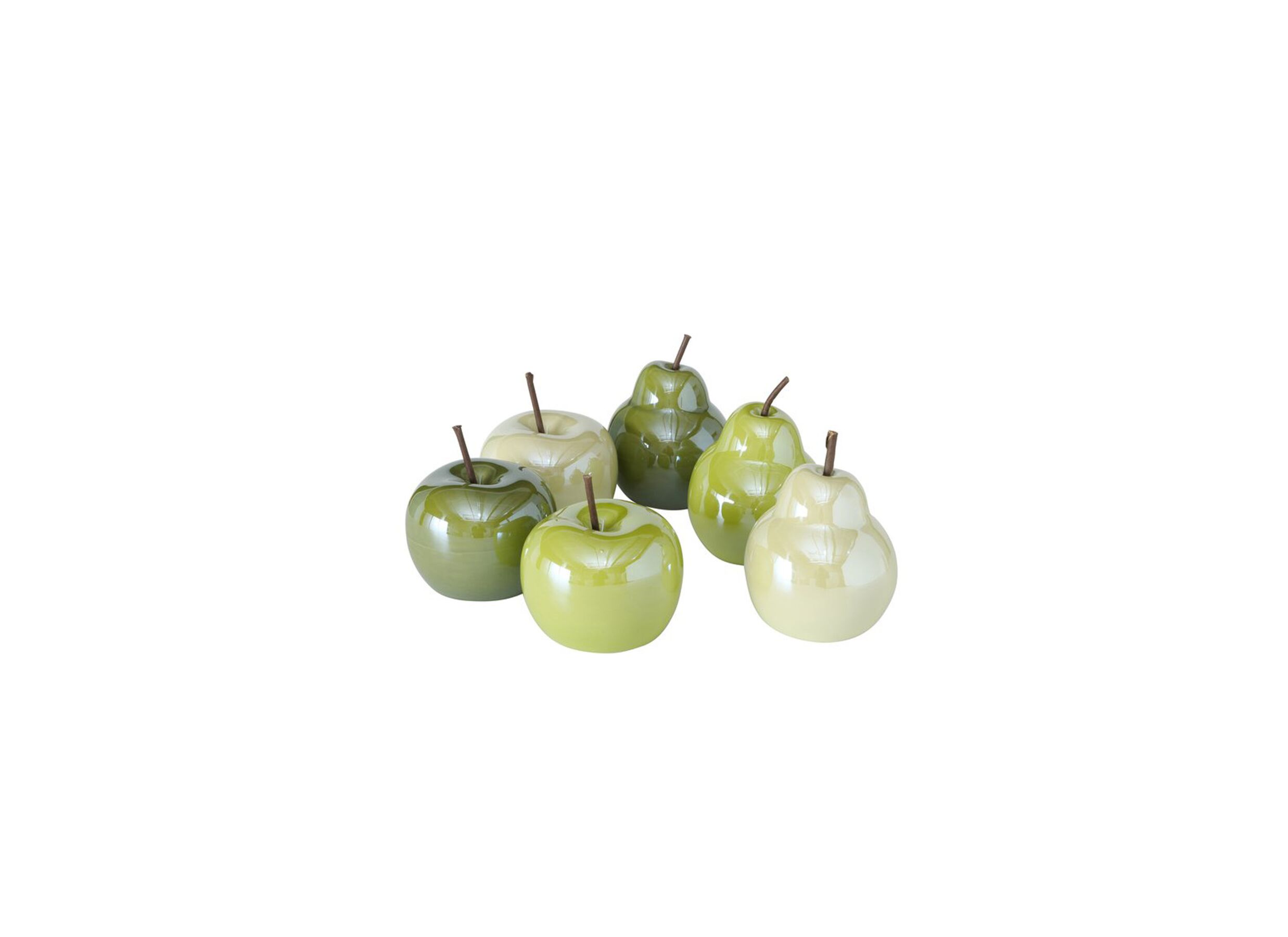 Déco Pommes et poires H13cm - Déco Pommes et poires H13cm