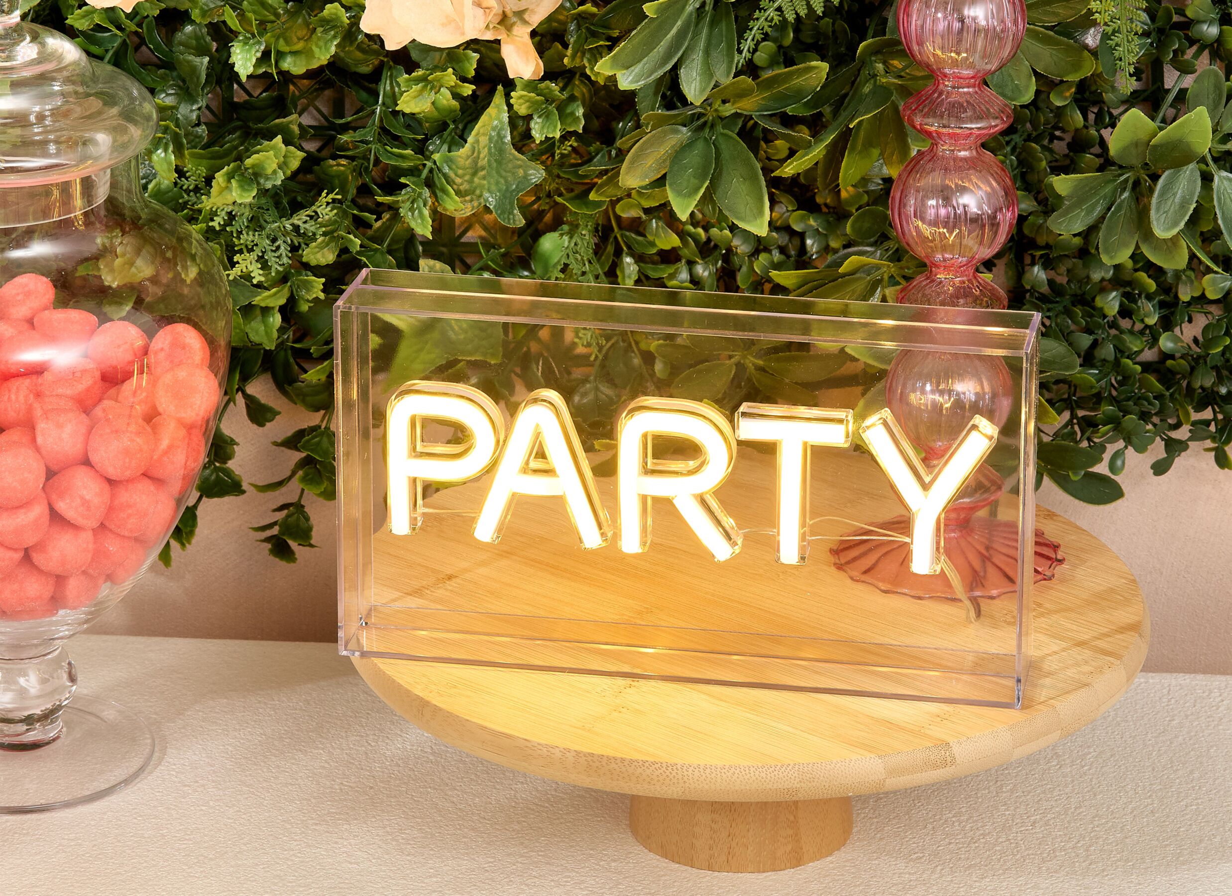 Foto ambiance - Ampoule LED Neon Party 23x12,5cm - plastique - jaune