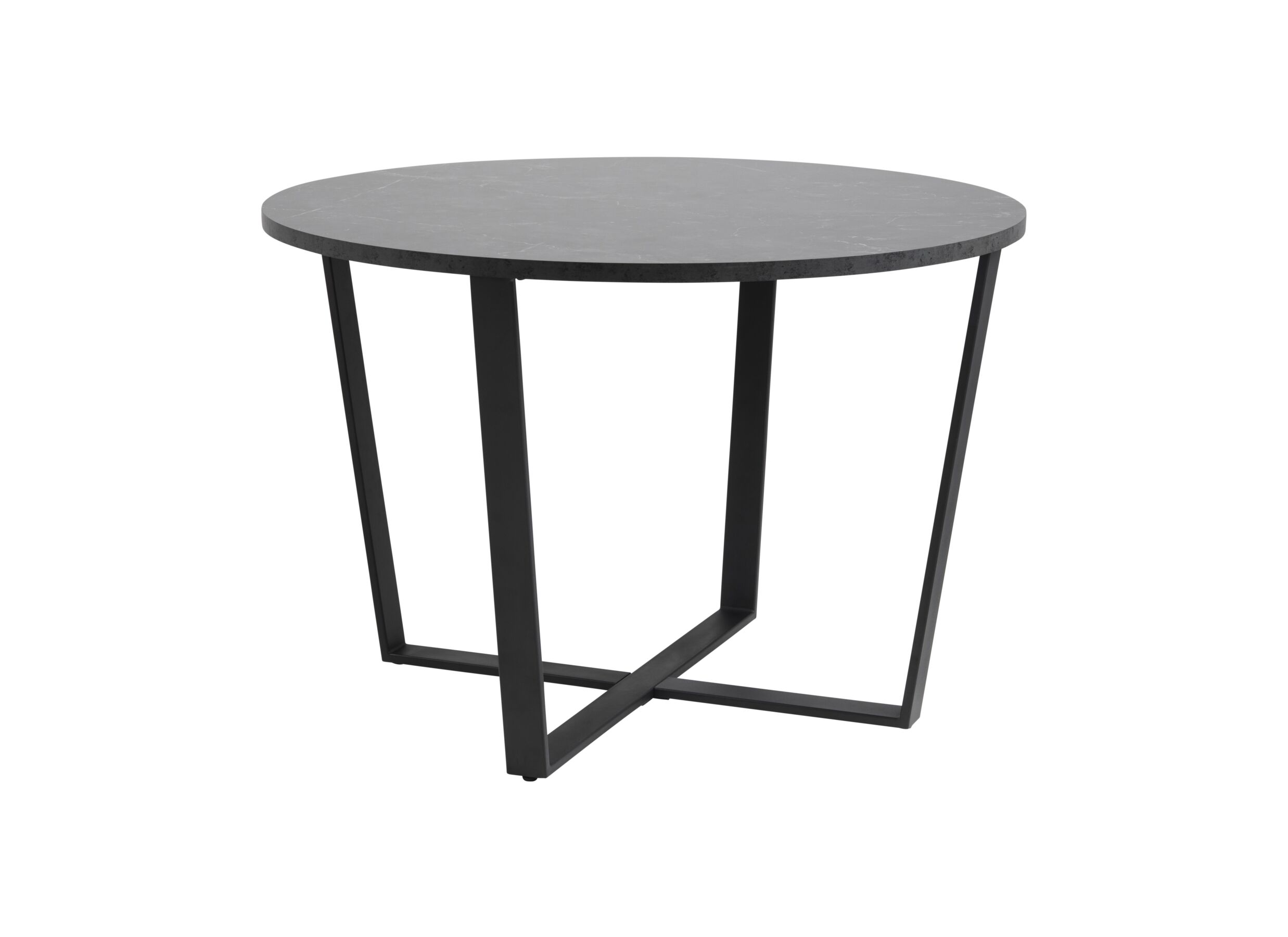 Table ronde Ø110cm - Table Ø110cm - melamine - marbre noir