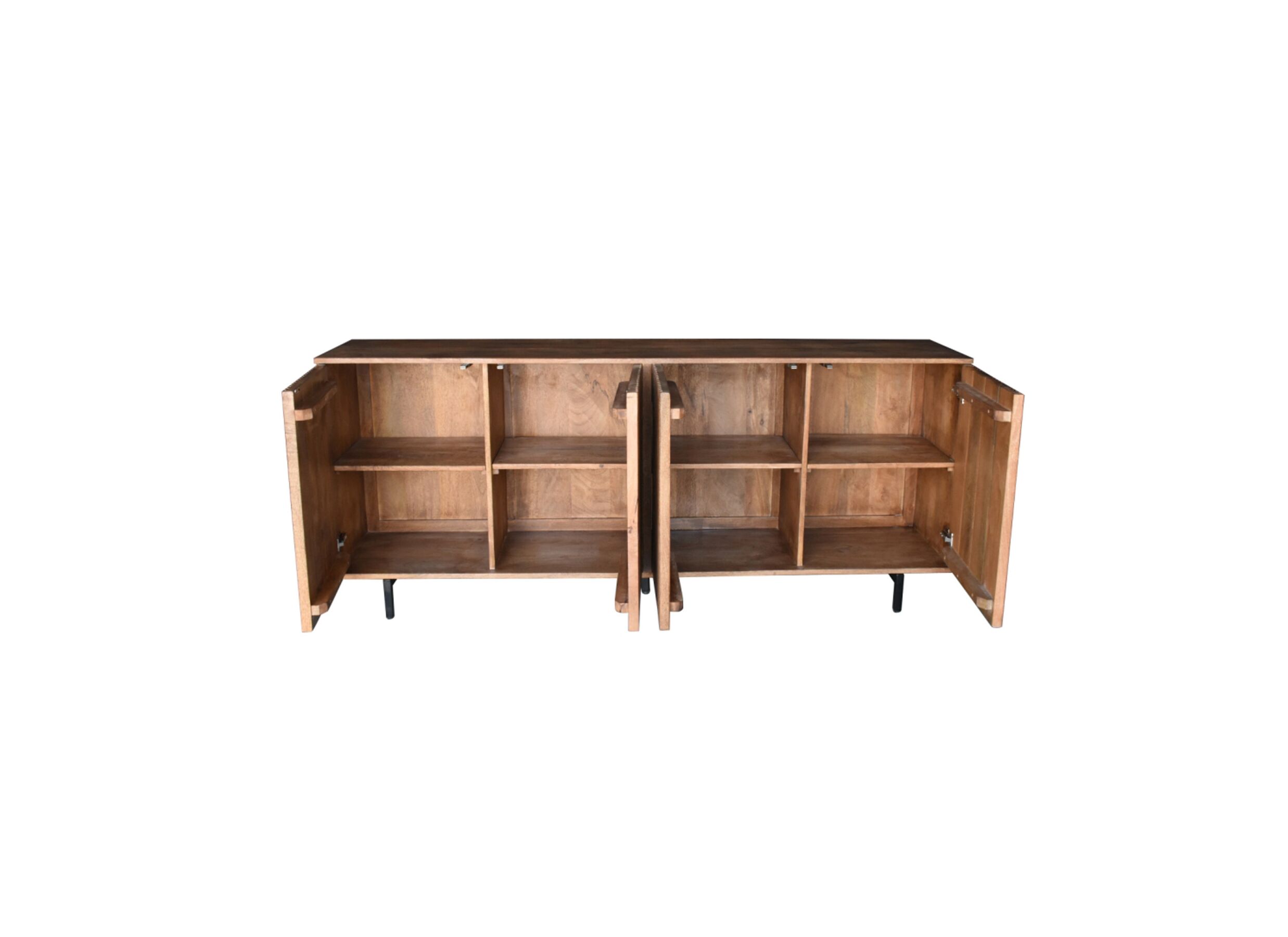 Disposition - Buffet Angkor 200cm - manguier massif - naturel