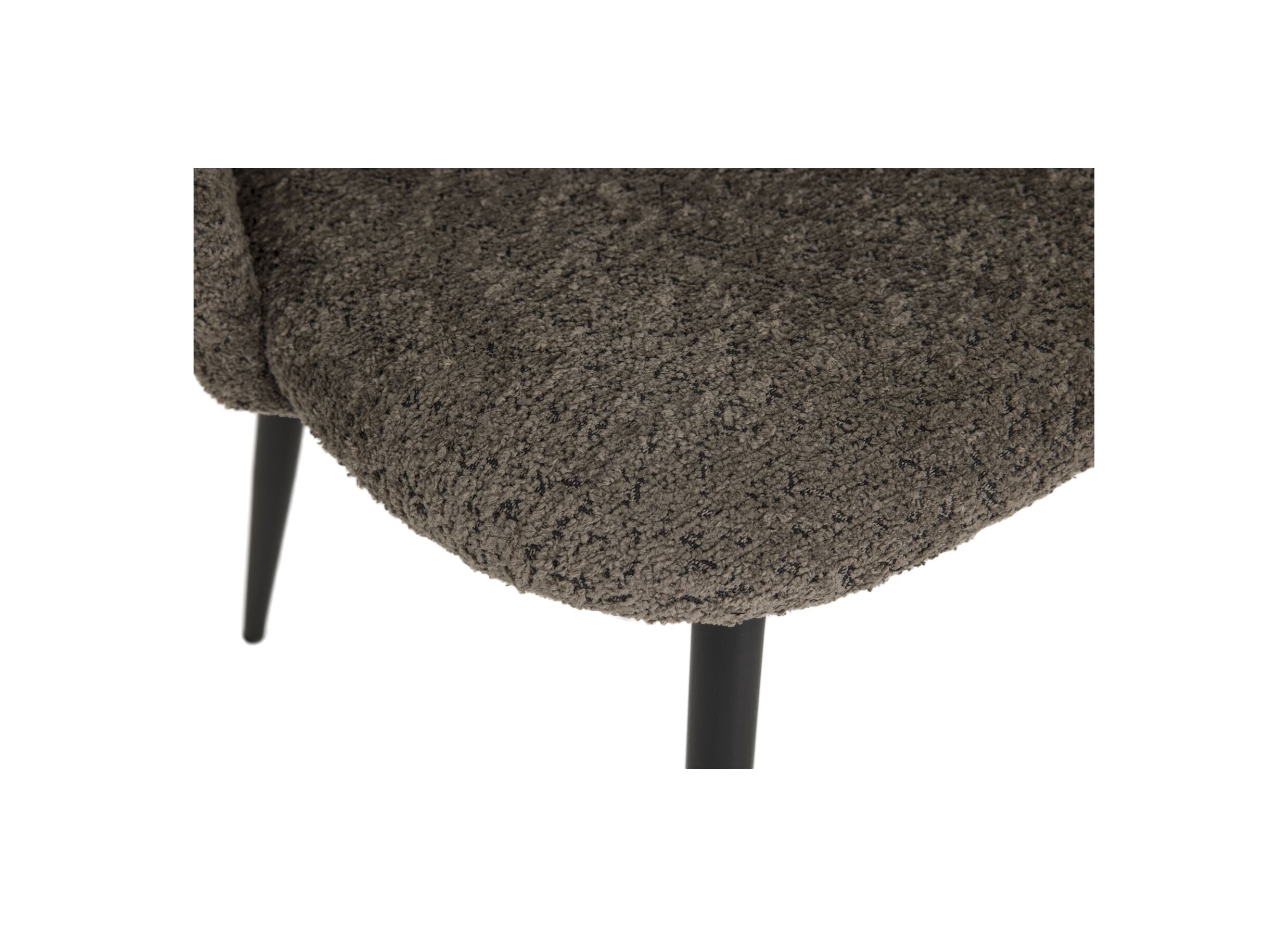 Detailfoto - Stoel Serra 51,5x45,5x79,5cm - stof - bruin