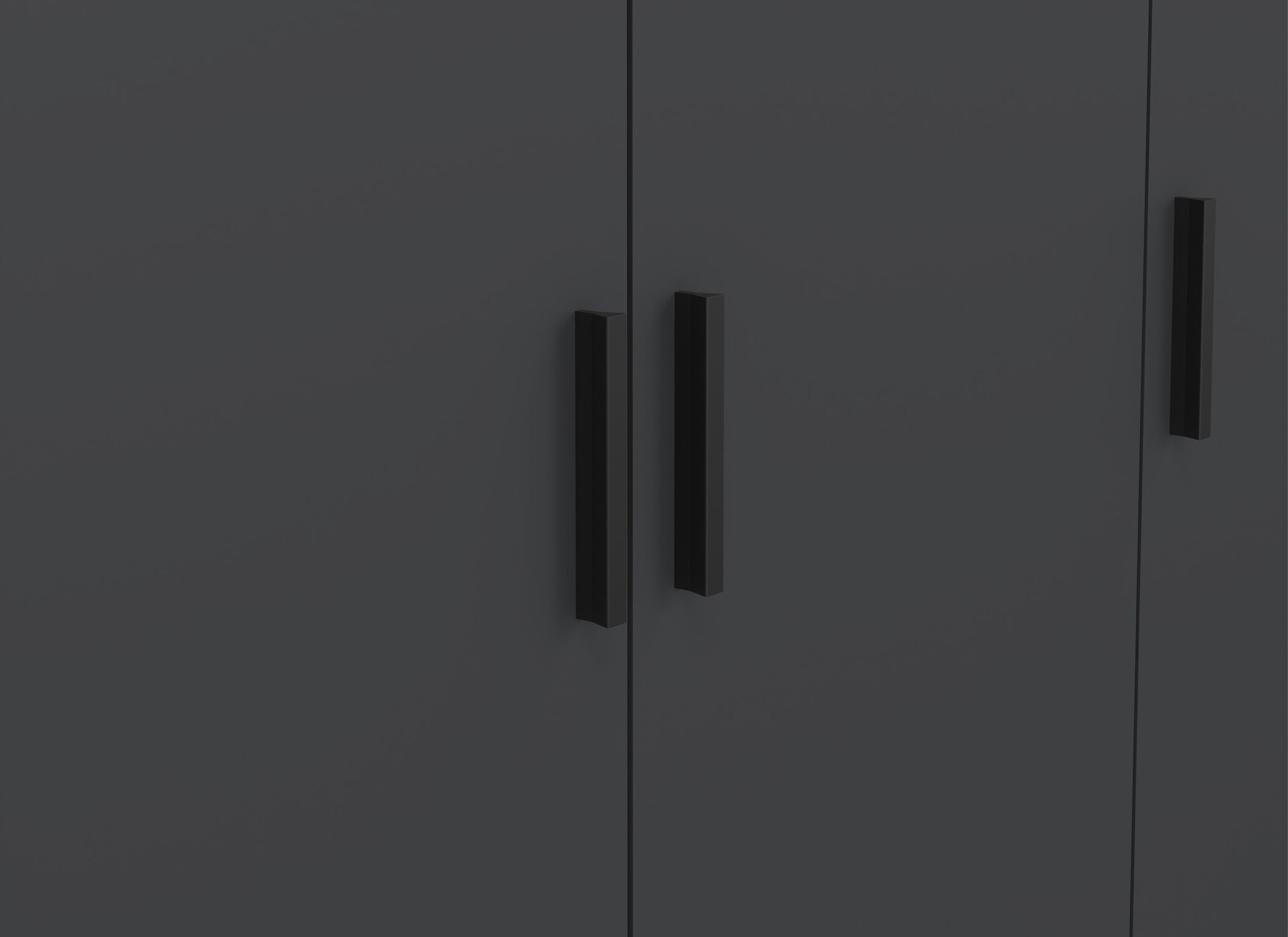 Detail - Garde-robe Sprint 147cm - décor - gris mat