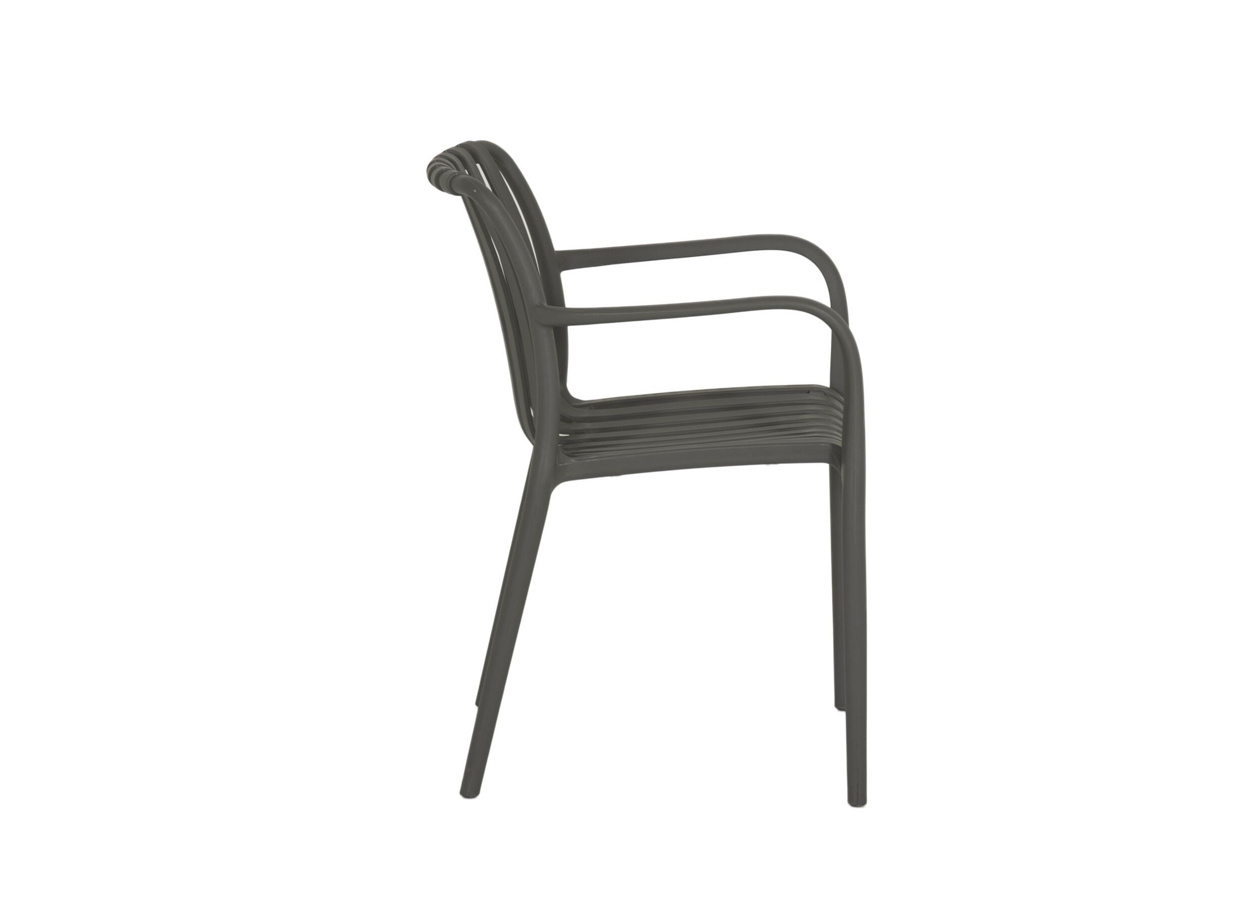 Aperçu - Chaise de jardin Cute 46x58x81cm - synthétique - gris