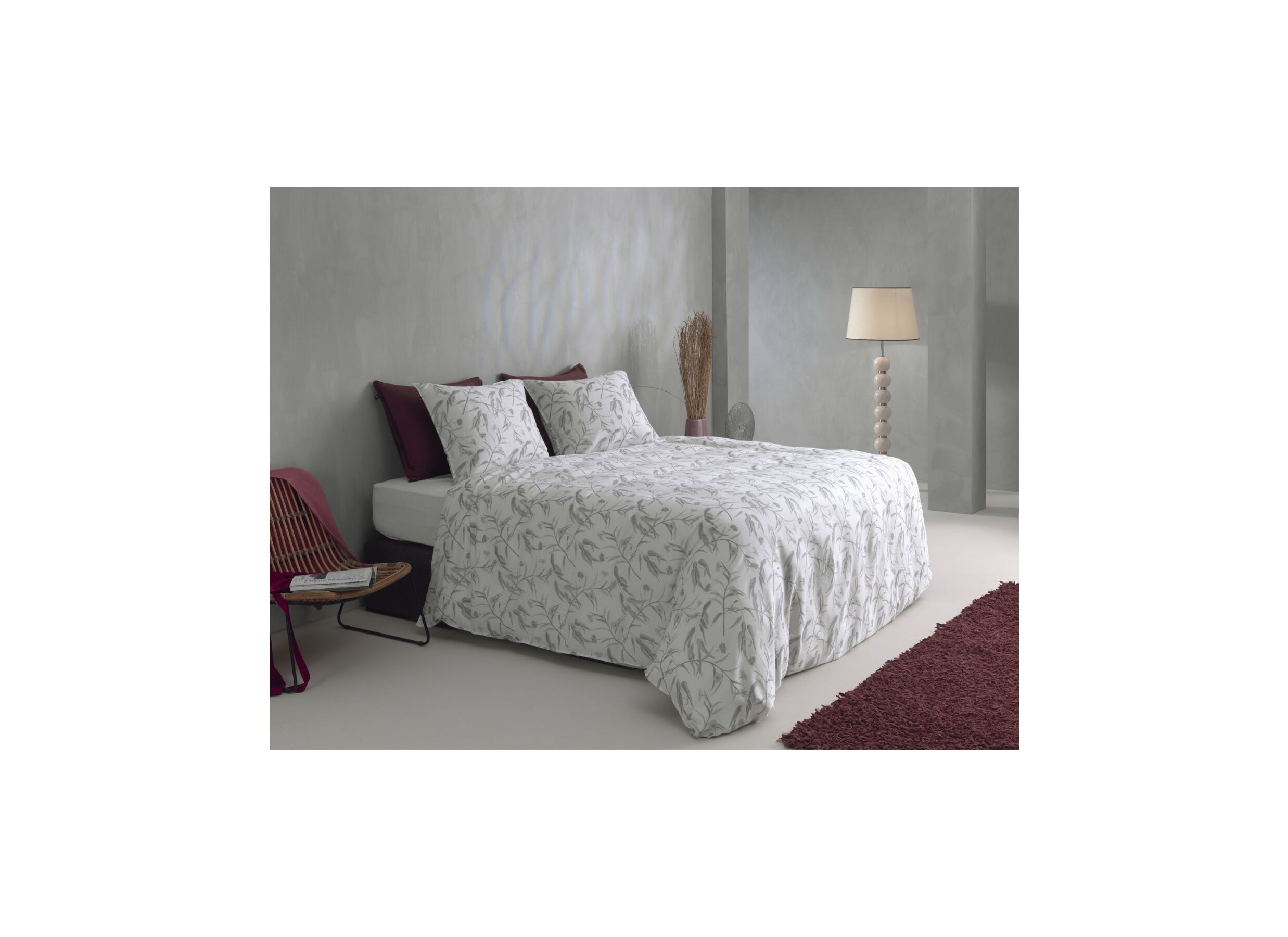 Foto ambiance - Housse de couette 260x220cm coton satin