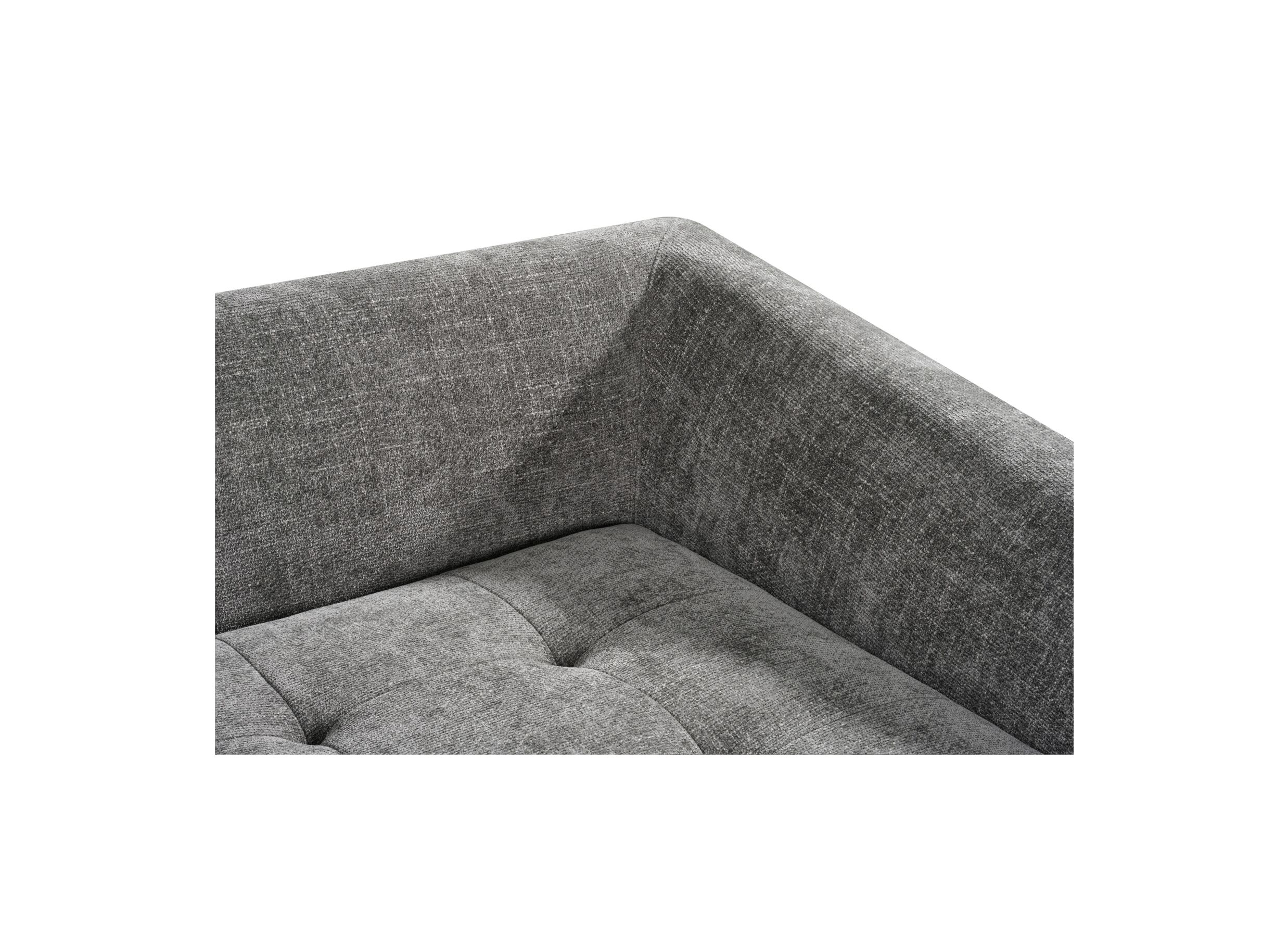 Detail - Canapé d'angle Maui fibre polyester - gris