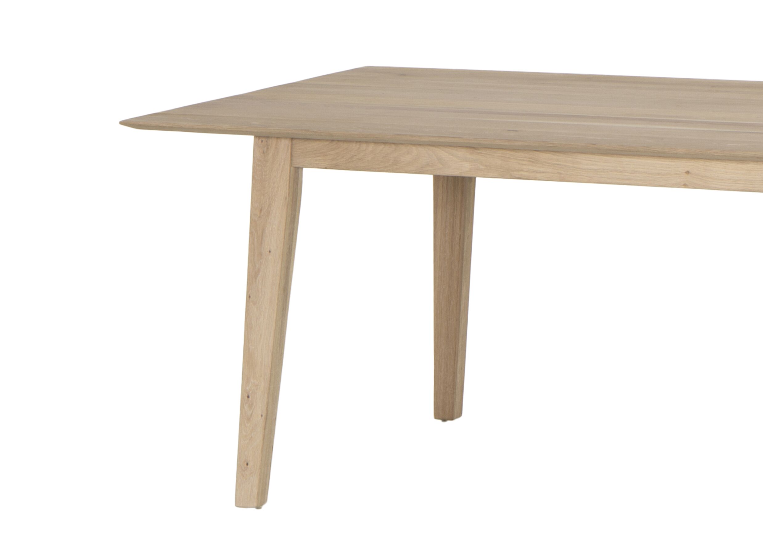 Table Legato 220x100cm - chêne massif - naturel