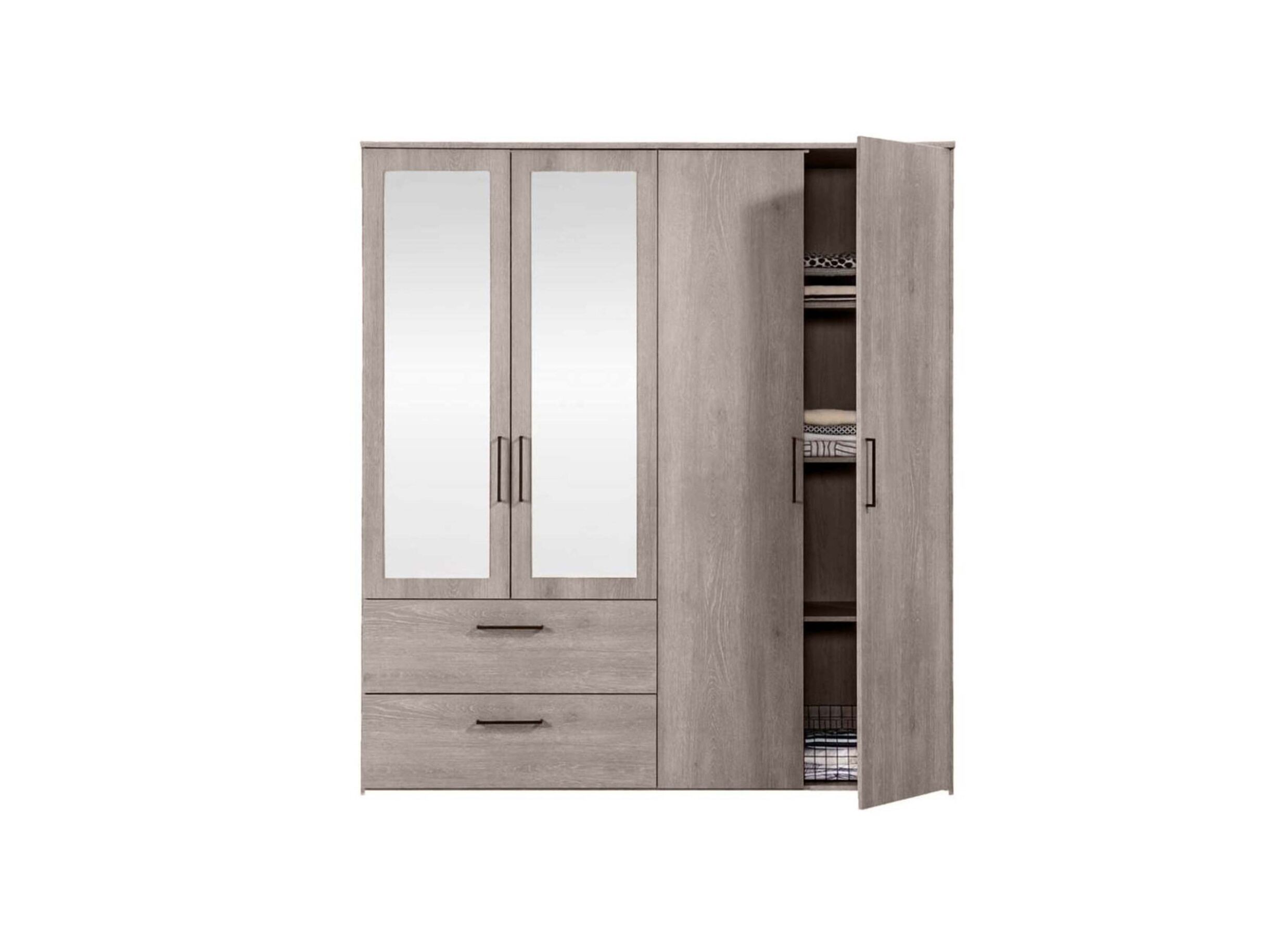 Garde-robe Orleans 181cm - décor - chêne