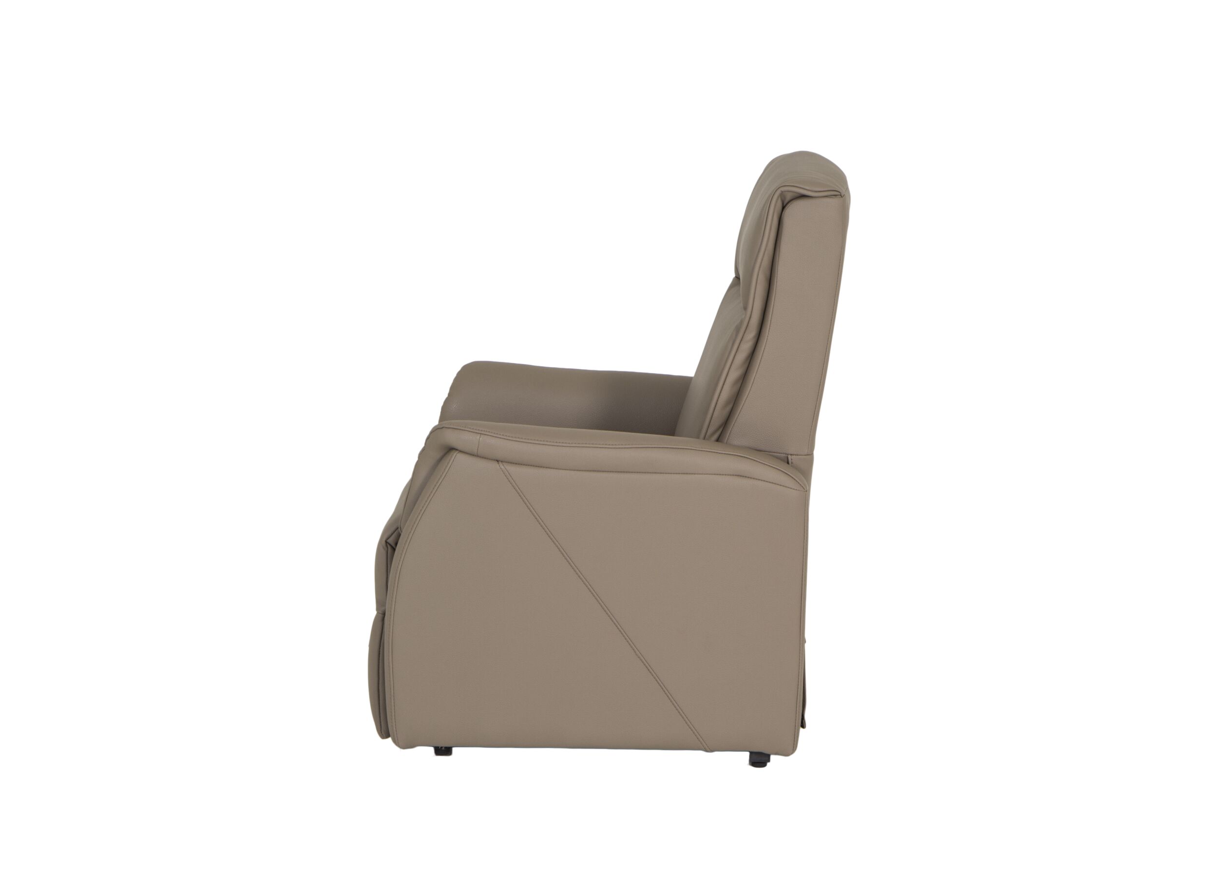 Relaxzetel Pope elektrisch - lederlook - earth