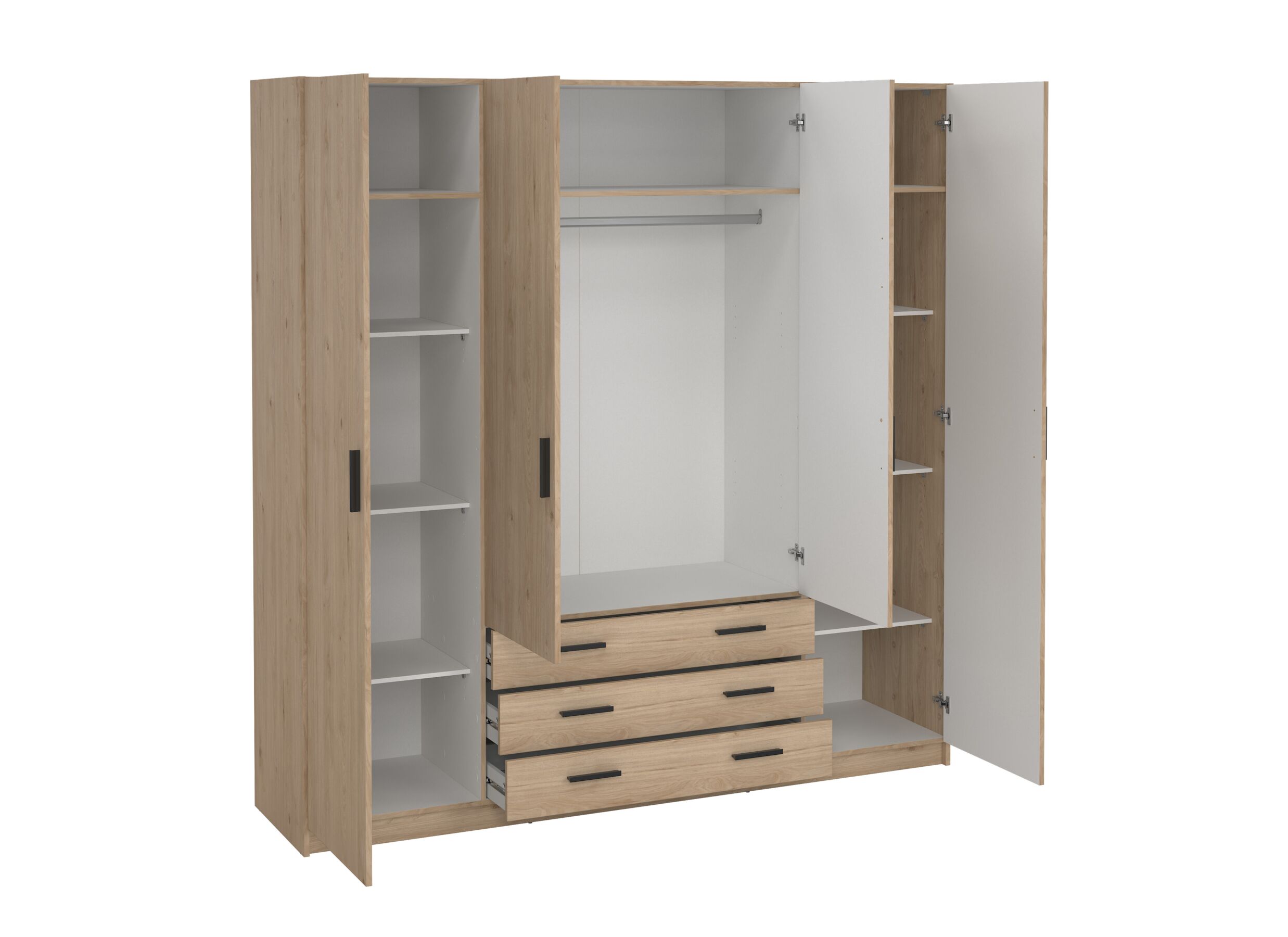 Disposition - Garde-robe Sprint 196cm - décor - jackson hickory