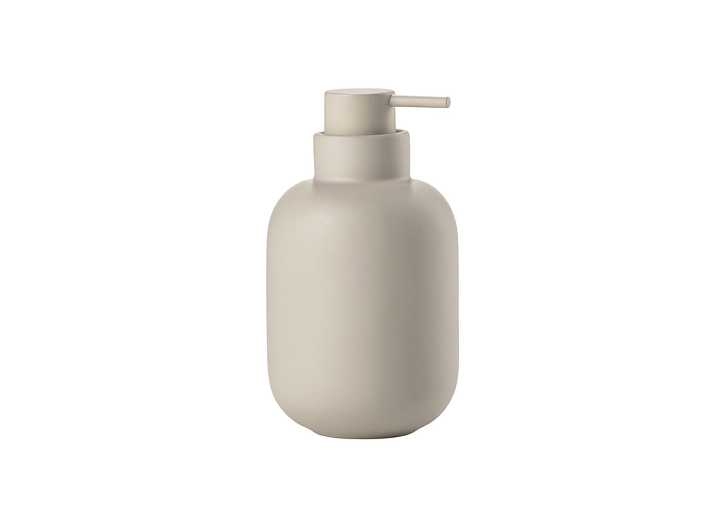 Zeeppompje Sensu Ø7 - Distributeur de savon Sensu Ø7,50x13cm - céramique - sable