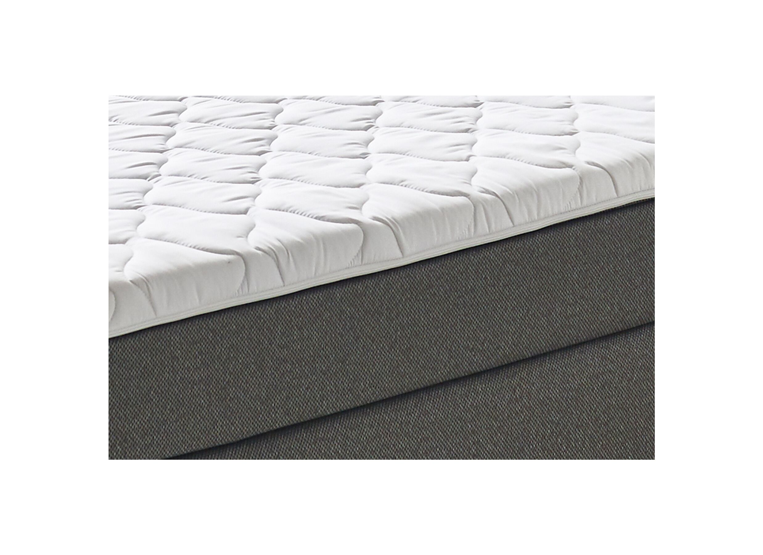 Boxspring BX1480 140x200cm - stof - grijs