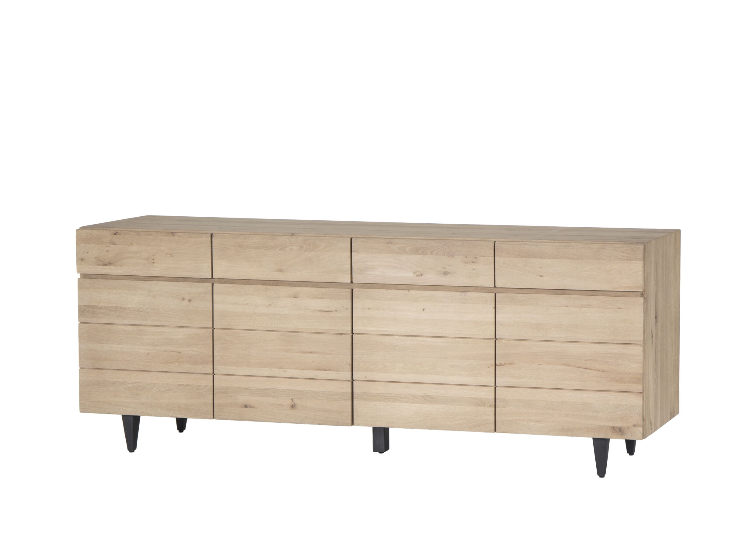 Buffet Palacio 225cm - chêne massif é décor - naturel
