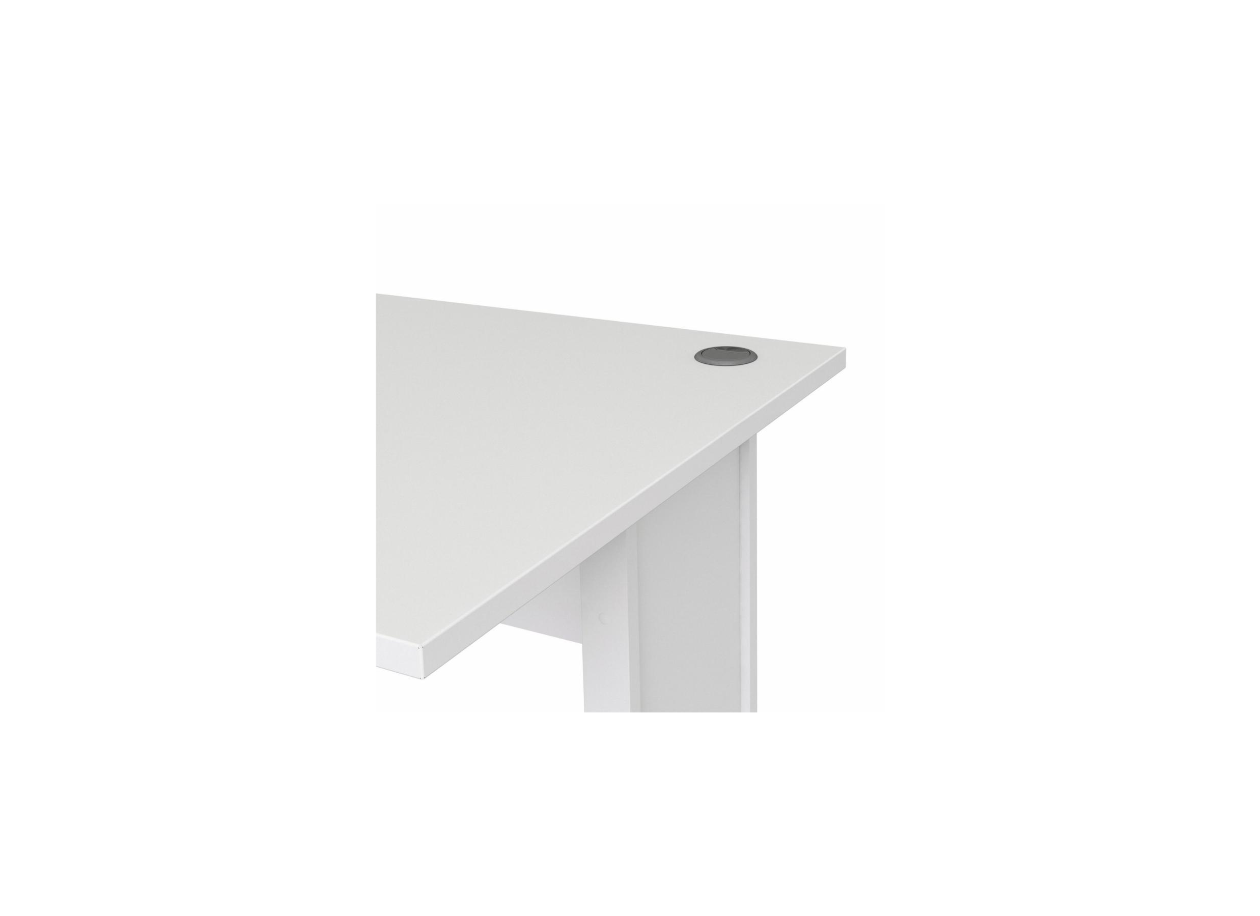 Bureau Prima 120x80x75cm - melamine - wit